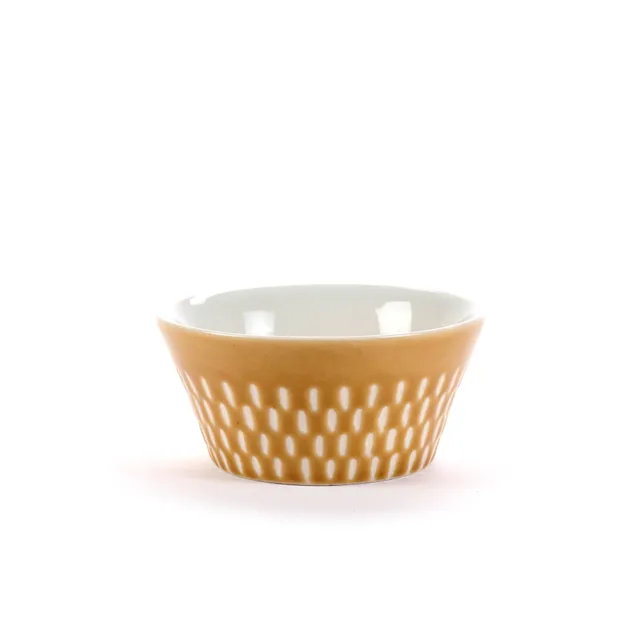 On Earth Cooperative Collection Caramel ciotola gialla 11,5 cm ceramica