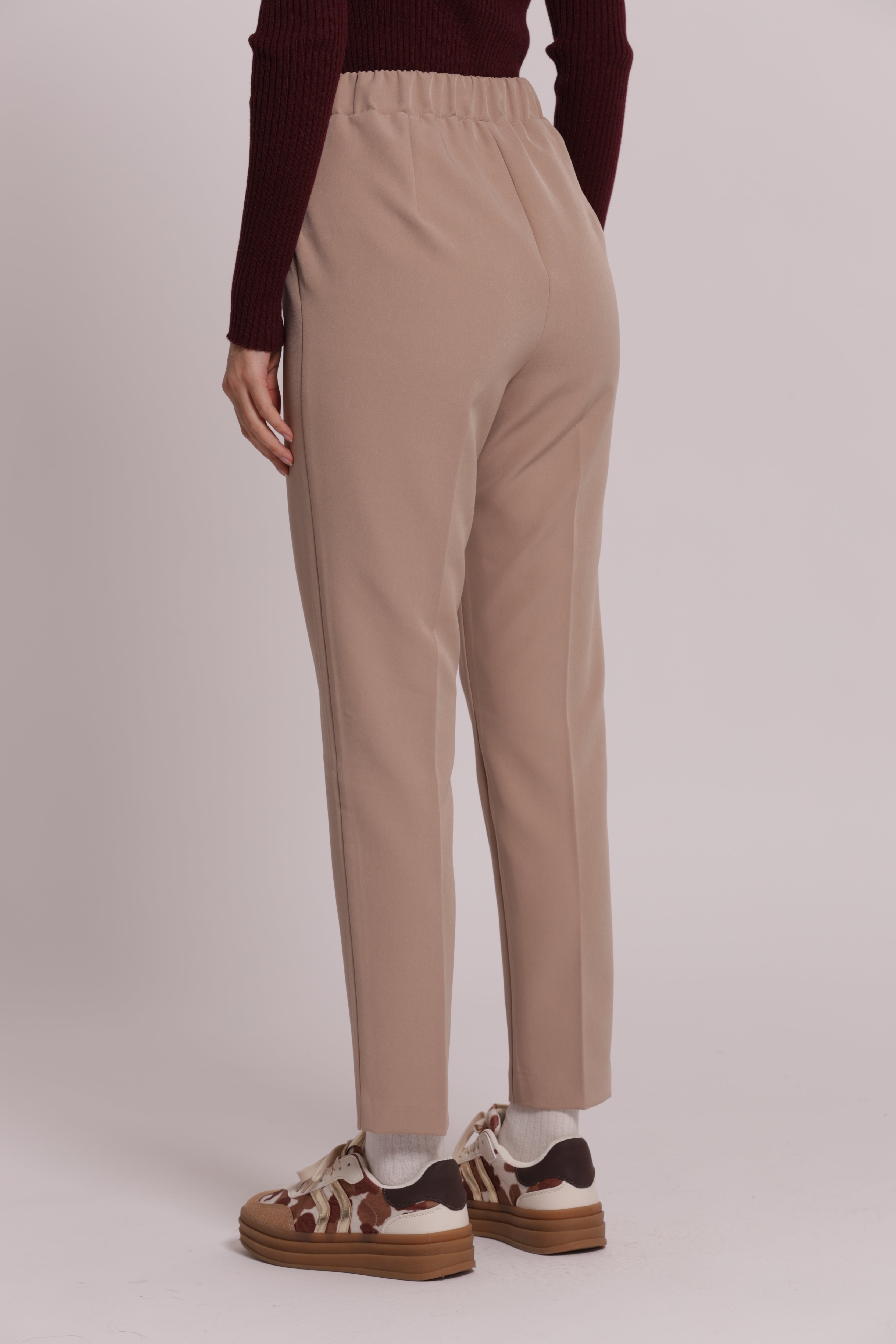 Mimi Mua Pantalone Sigaretta Tecnico Nero