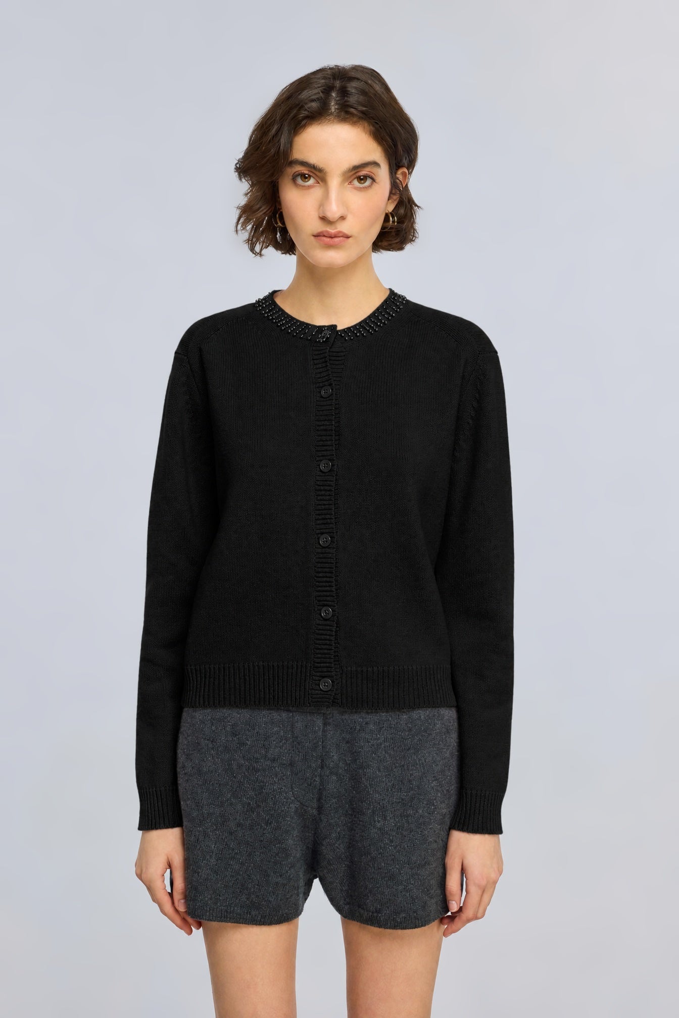 Semicouture Hennie Cardigan Cashmere Strass