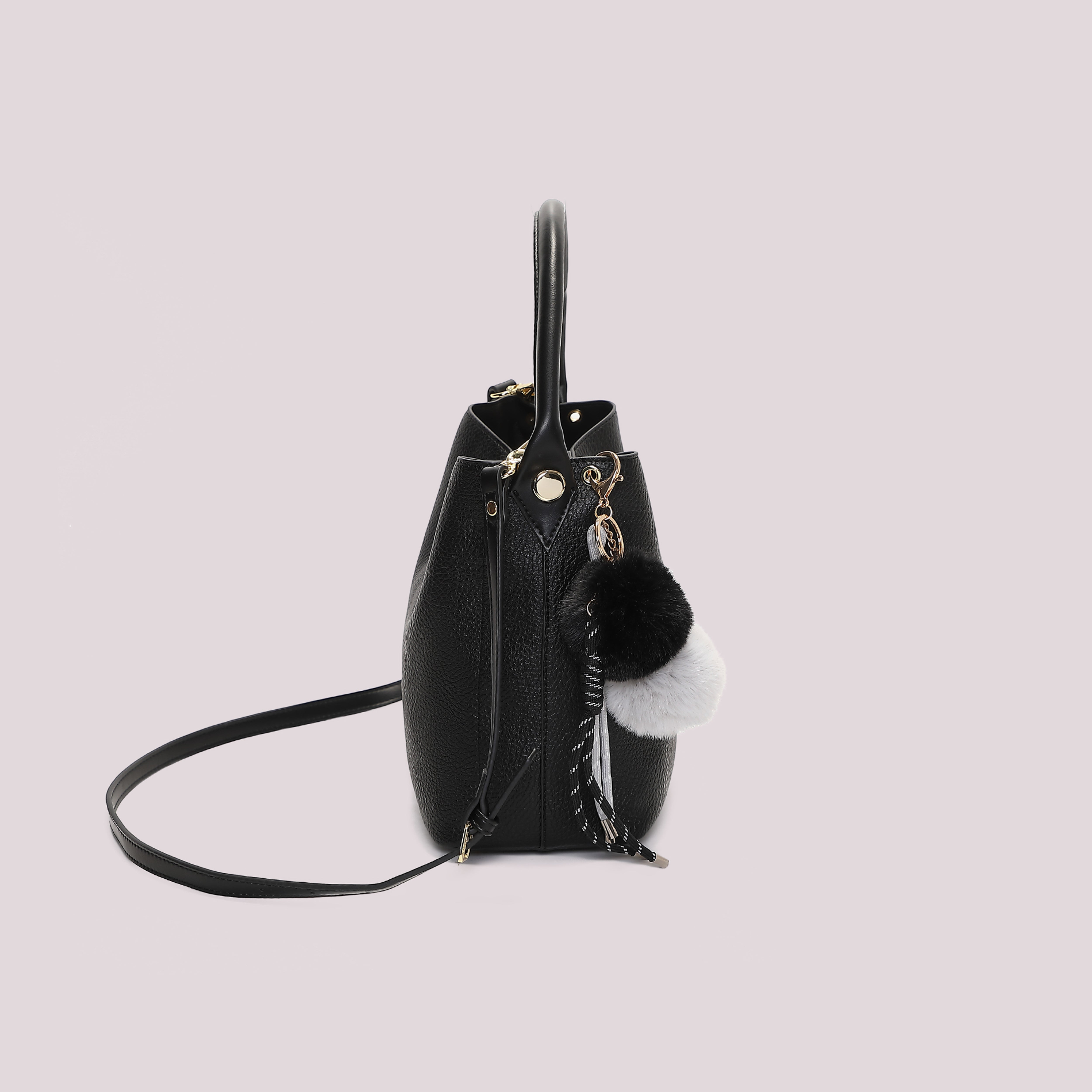 Mimi Mua Borsa a Secchiello borsa nero tracolla