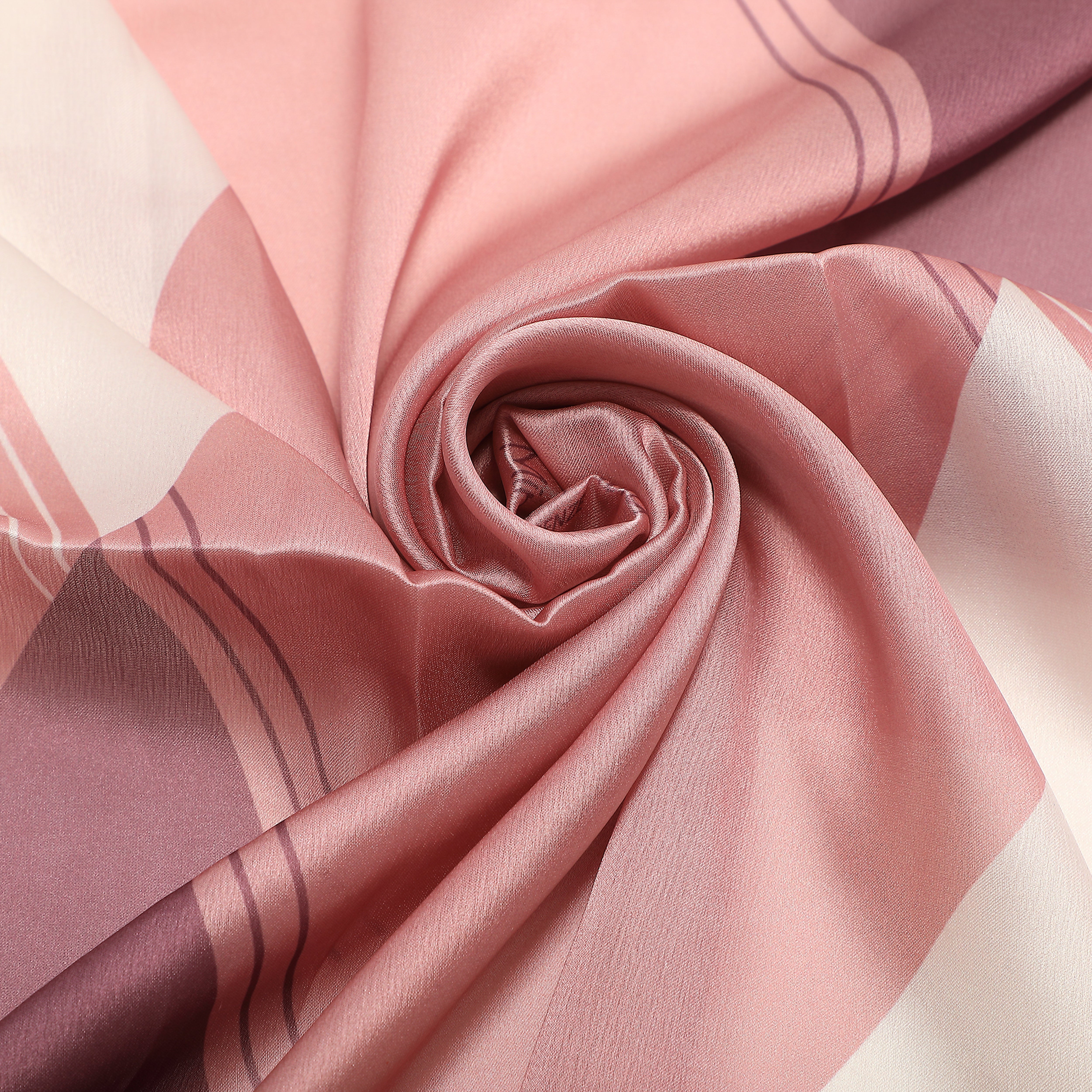 Mimi Mua Foulard con Triangoli Sciarpa 90x90 Nero poliestere