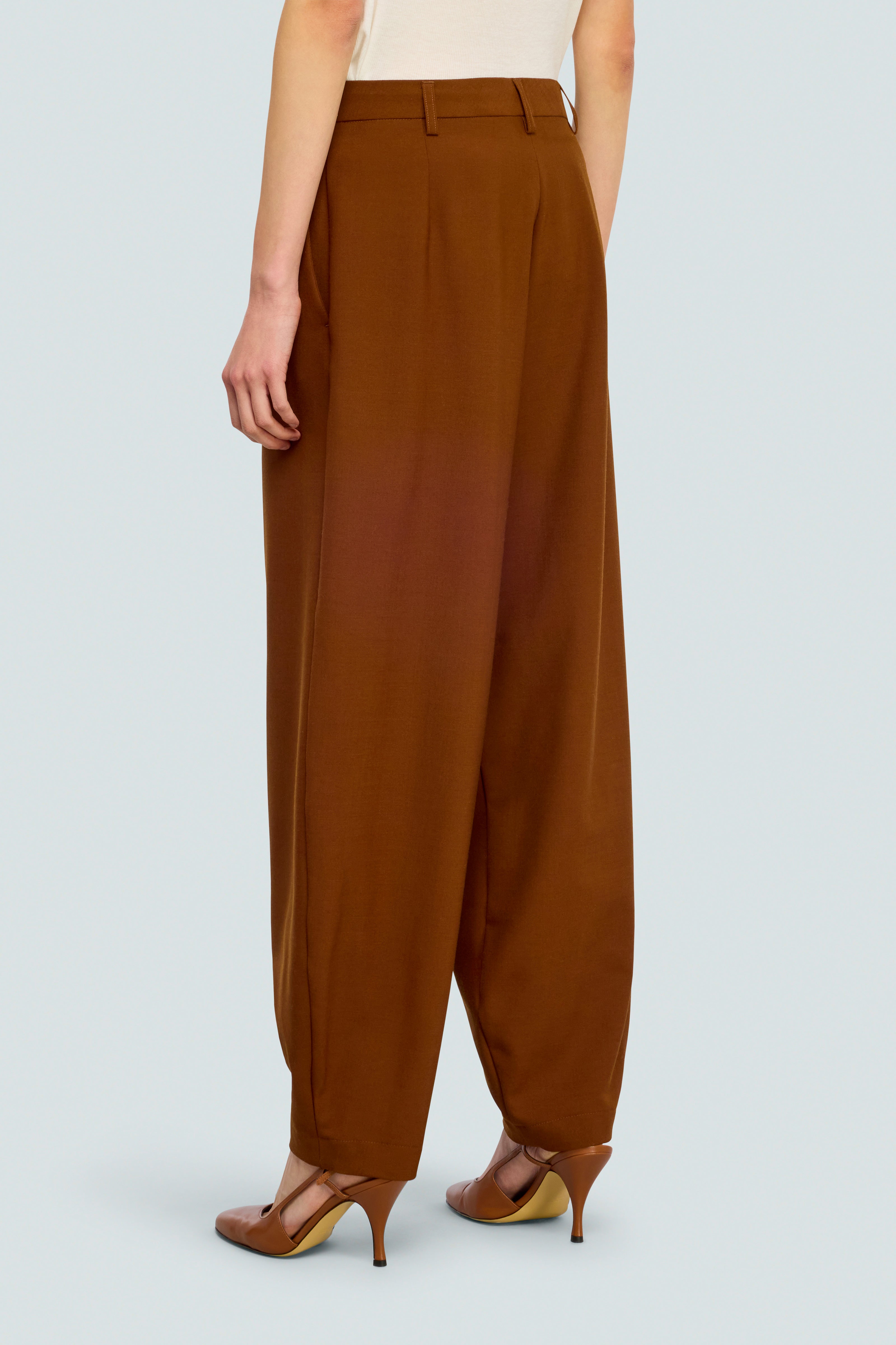 Semicouture Tessa pantalone fresco lana canyon