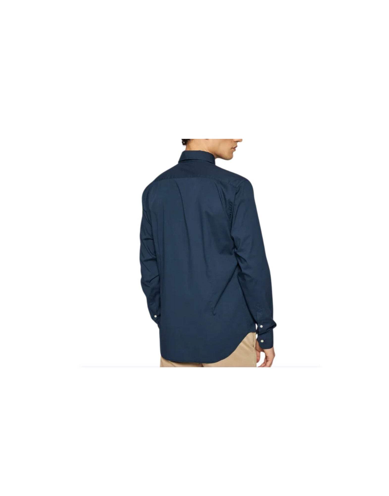 La Martina CCMC01PP483 camicia uomo blu L