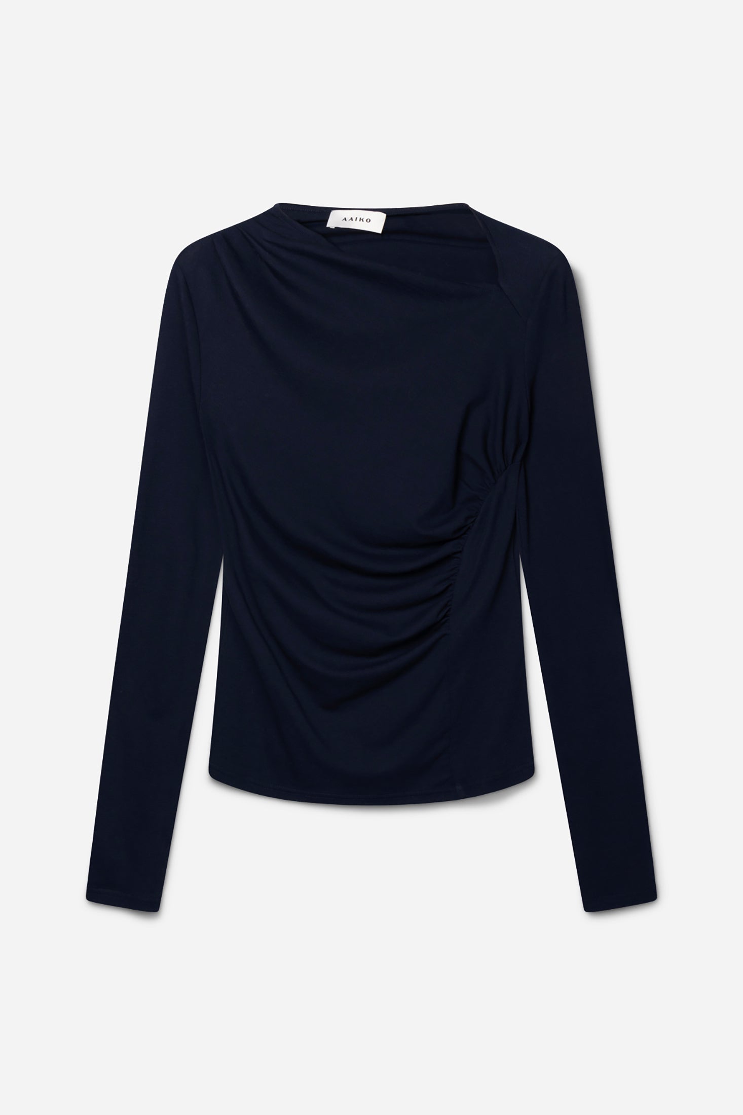 Aaiko Jalisse top blu notte spalla scoperta