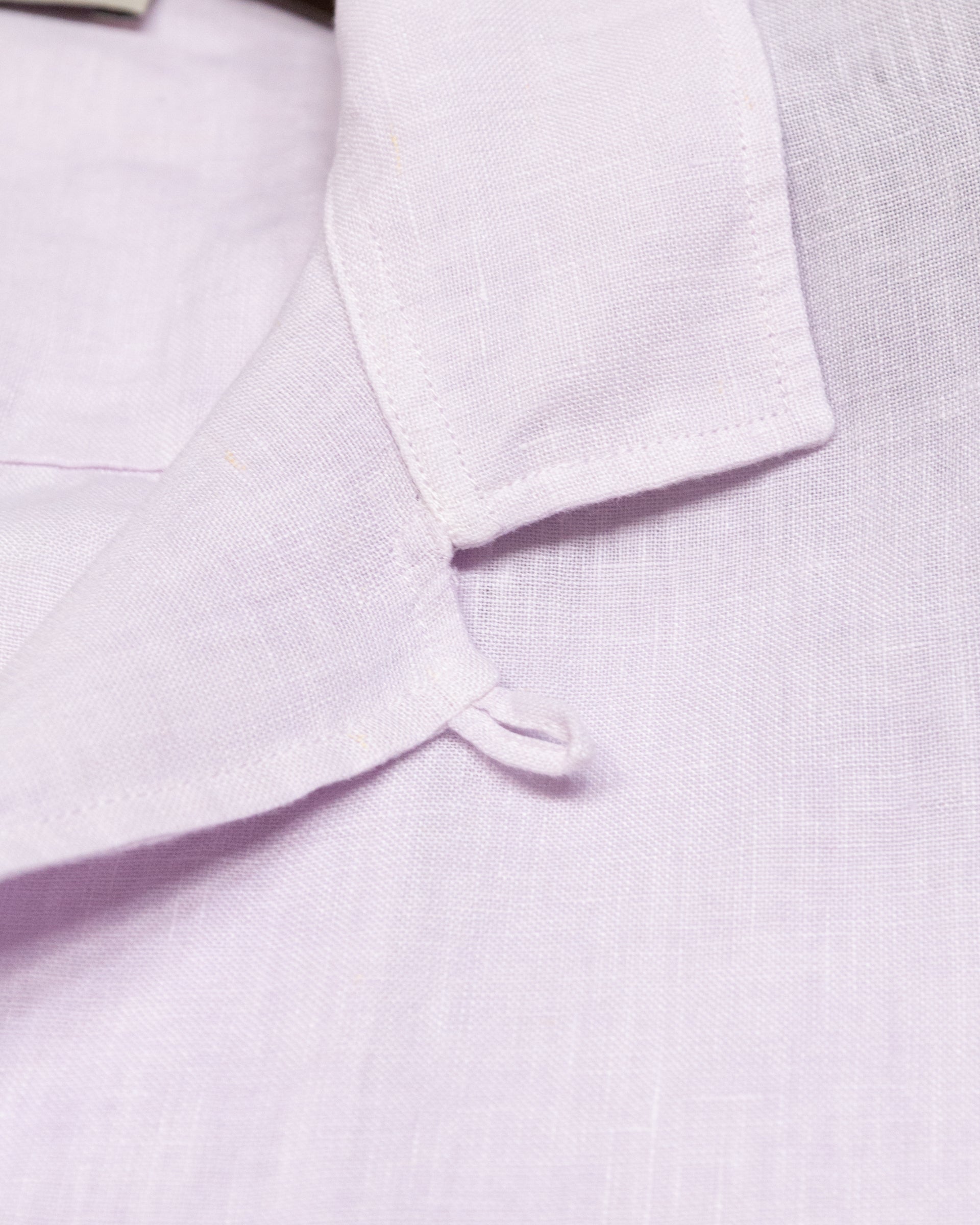 Altea Bart camicia lino viola manica corta over