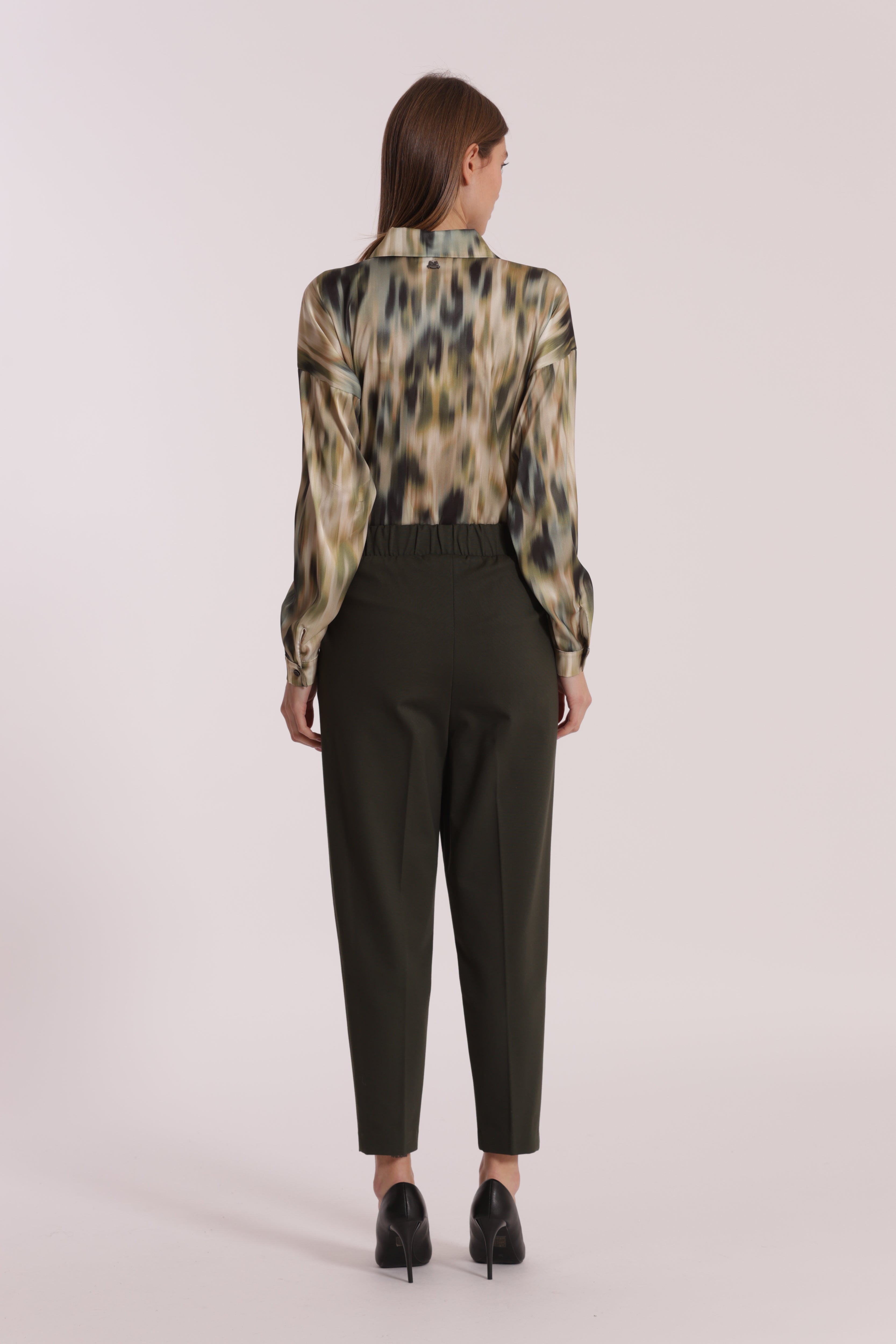Mimi Mua Pantalone Palloncino pantaloni punto Milano nero