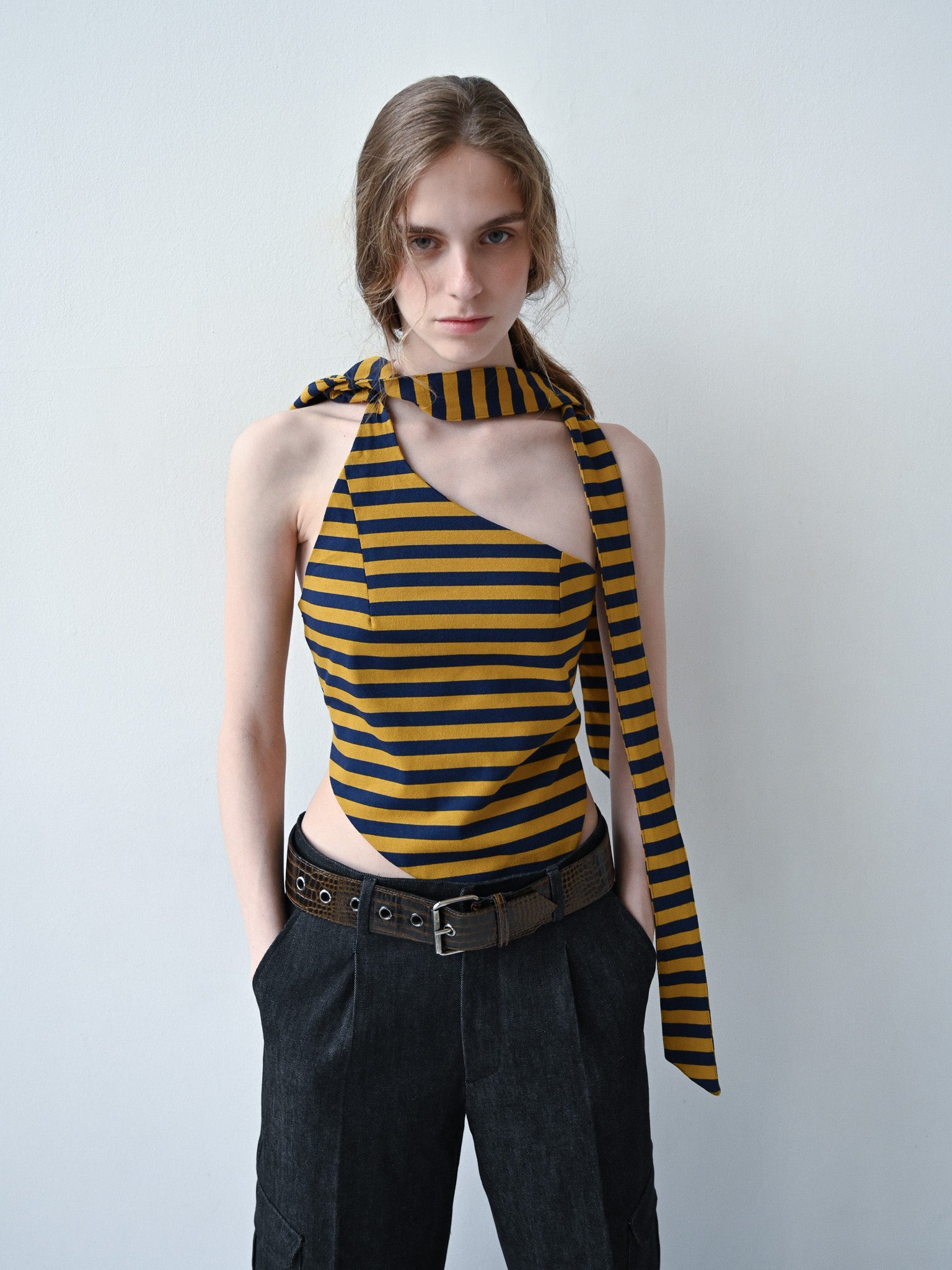 GiglioTigrato Frida Top I 26-001 top a righe cotone