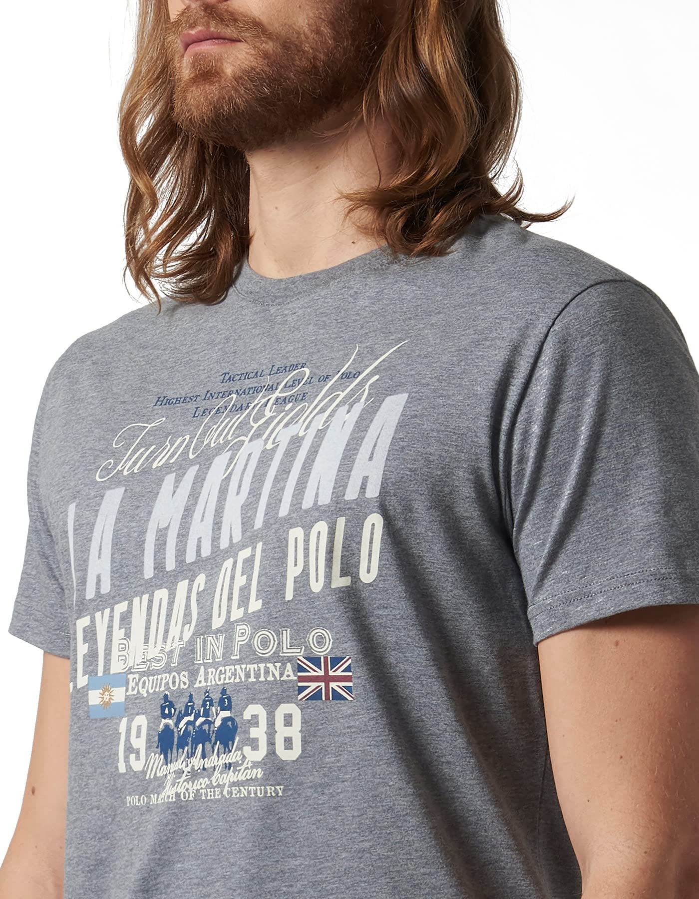 La Martina Slao T-Shirt Uomo M Cotone Girocollo