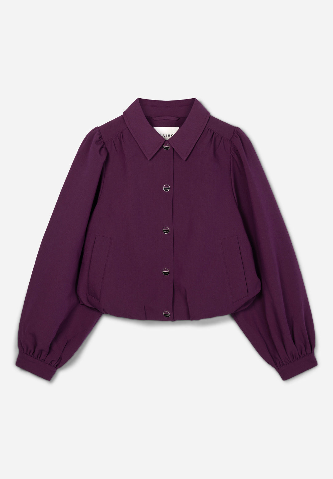 Aaiko Sandy giacca prune ITALIAN PLUM maniche ampie