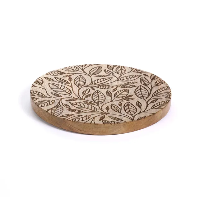 On Earth Cooperative Collection Foglioline sottopentola legno 20 cm