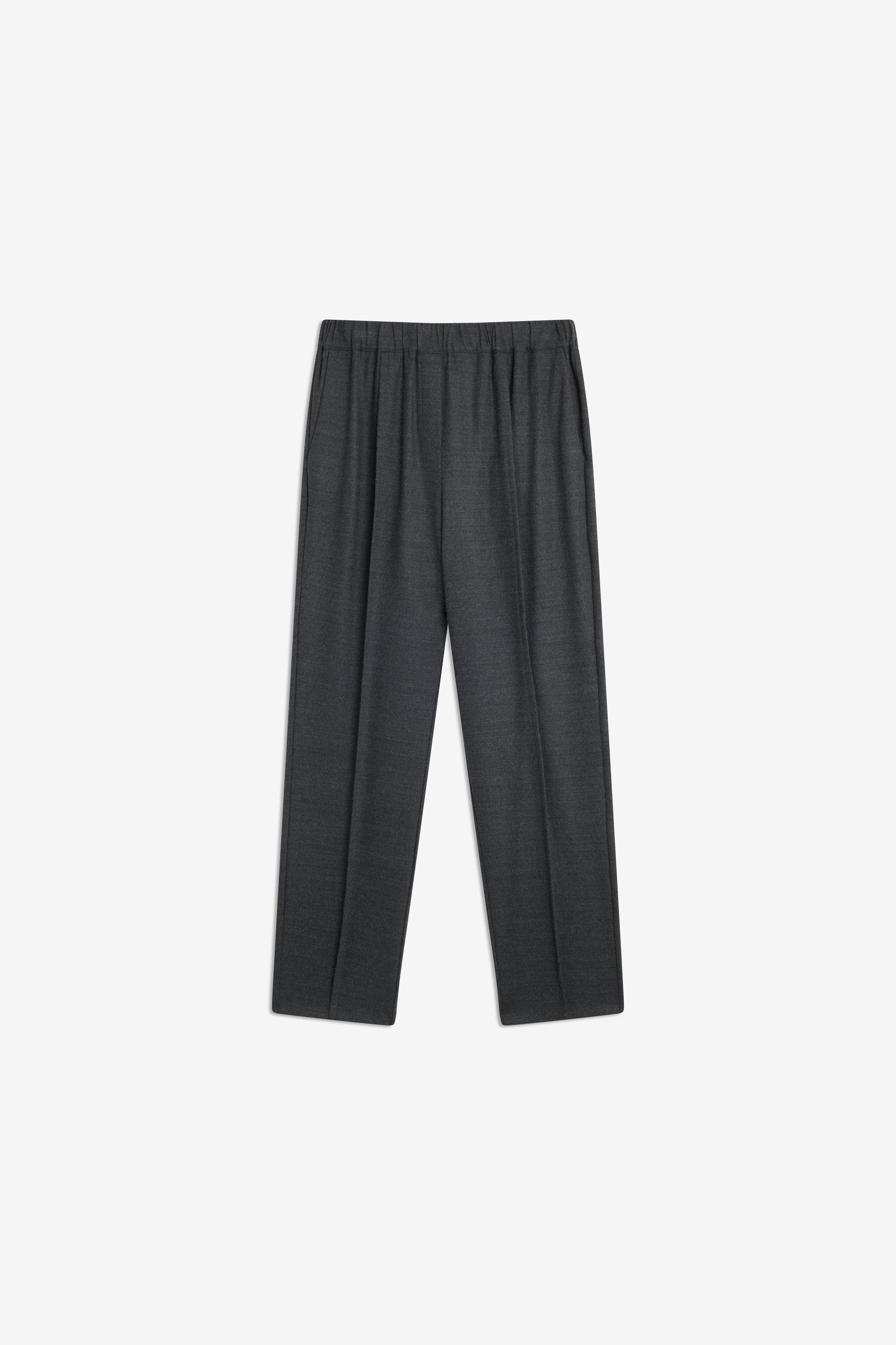 Semicouture Alfie pantalone flanella regular antracite