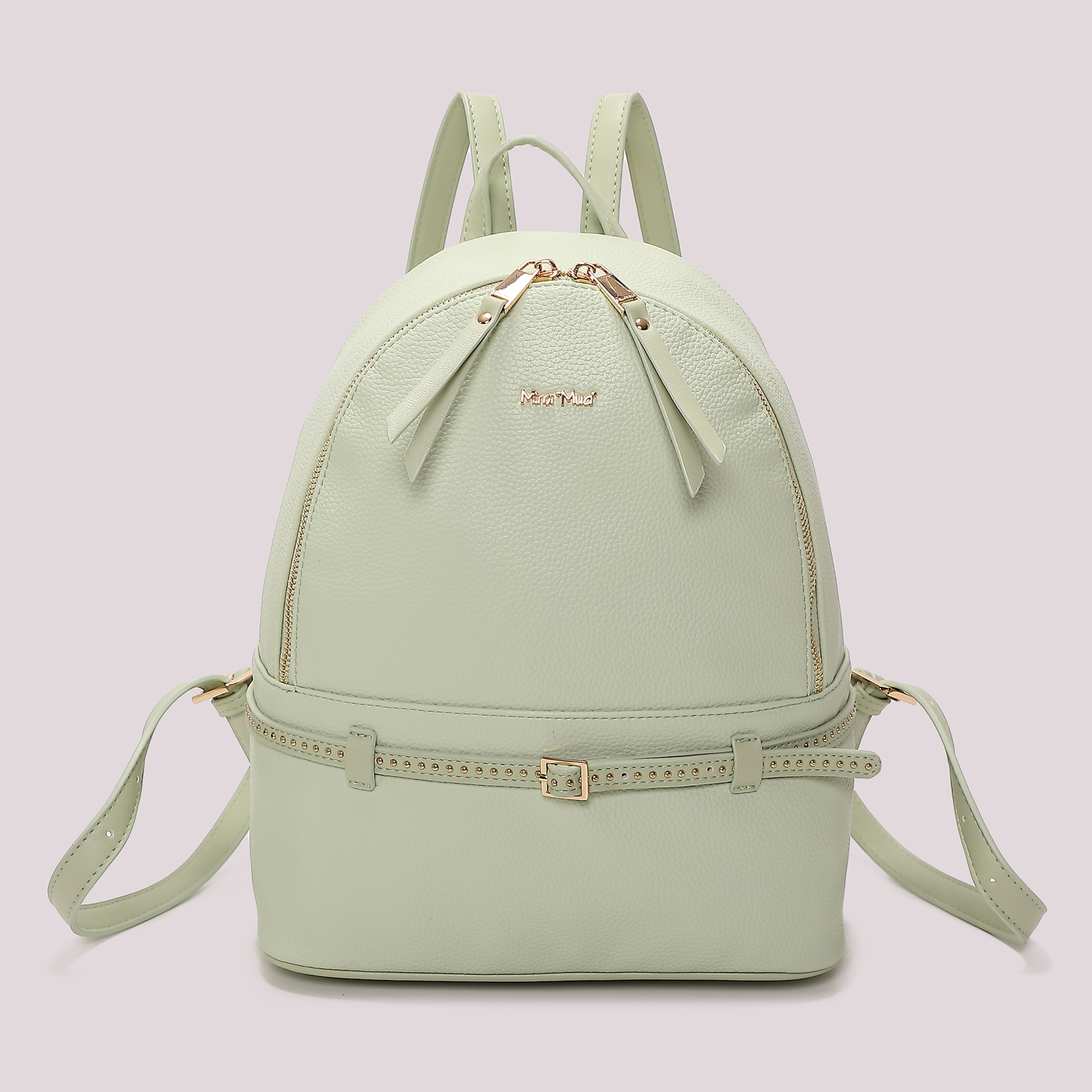 Mimi Mua Zaino con Cinturino Bianco Poliuretano