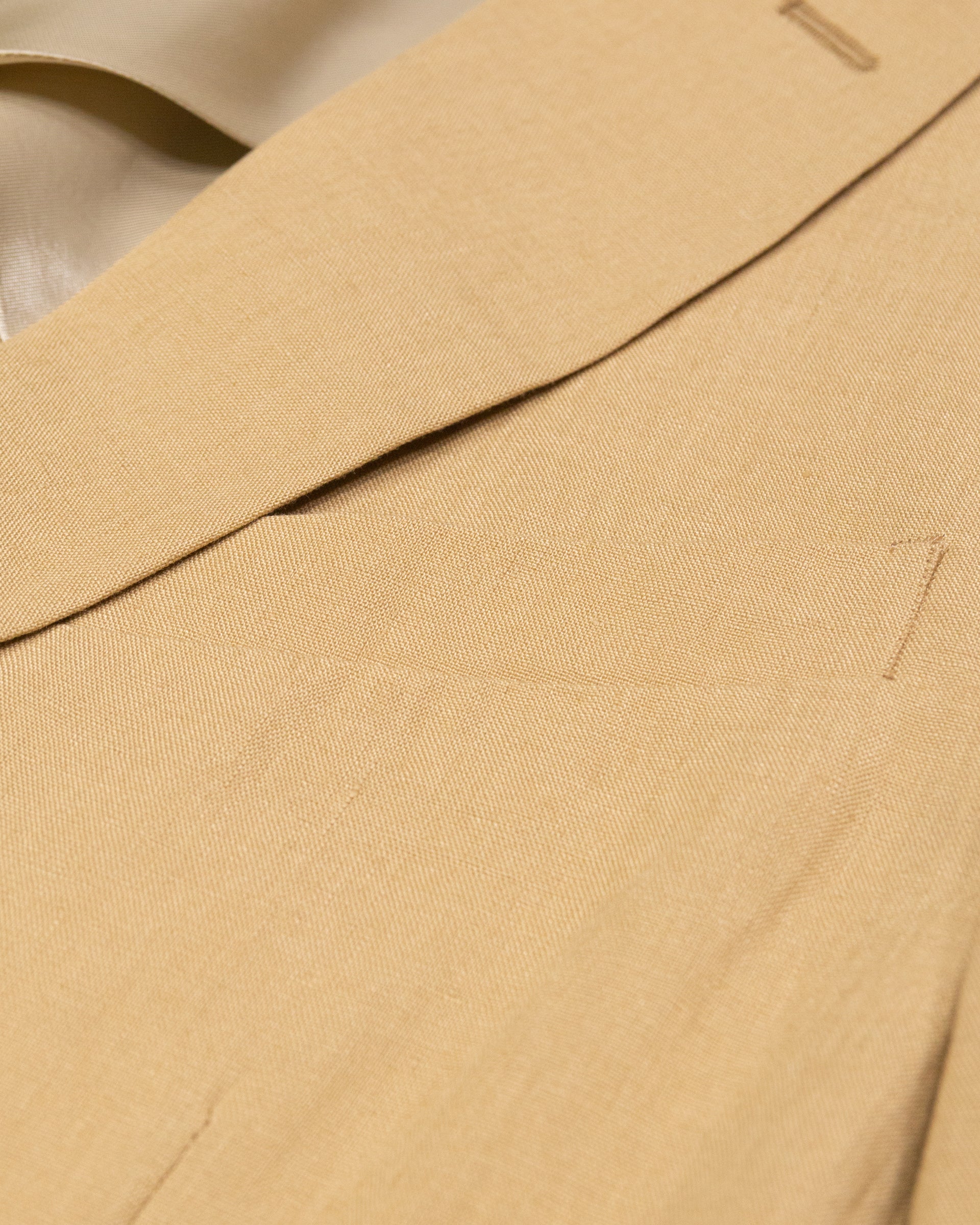 Altea Aston blazer lino beige foderato tasche toppa