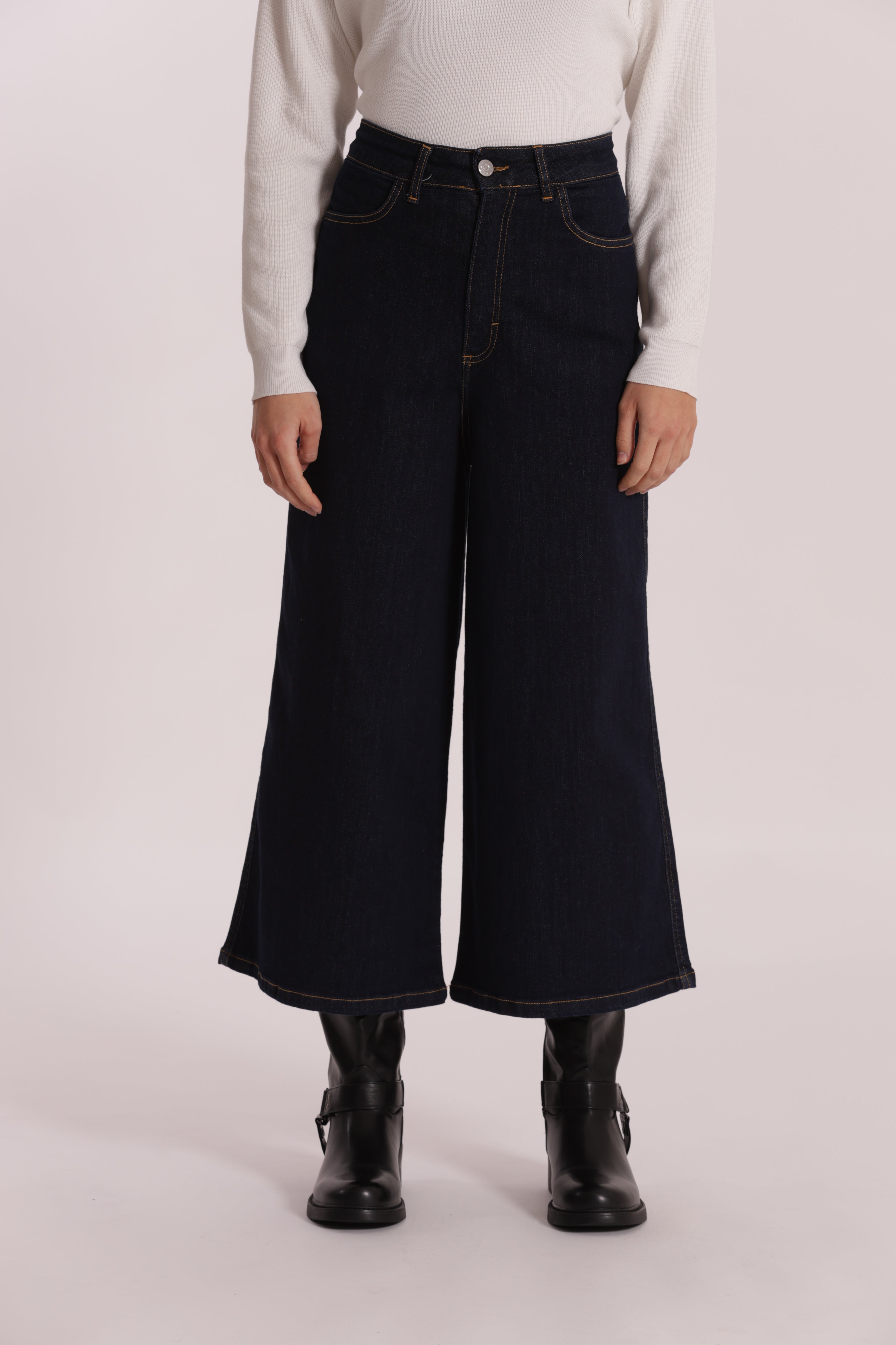 Mimi Mua Jeans Cropped jeans corti cotone