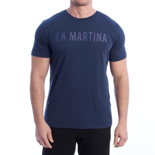 La Martina YMR316-JS388 T-shirt uomo cotone taglie XL-3XL