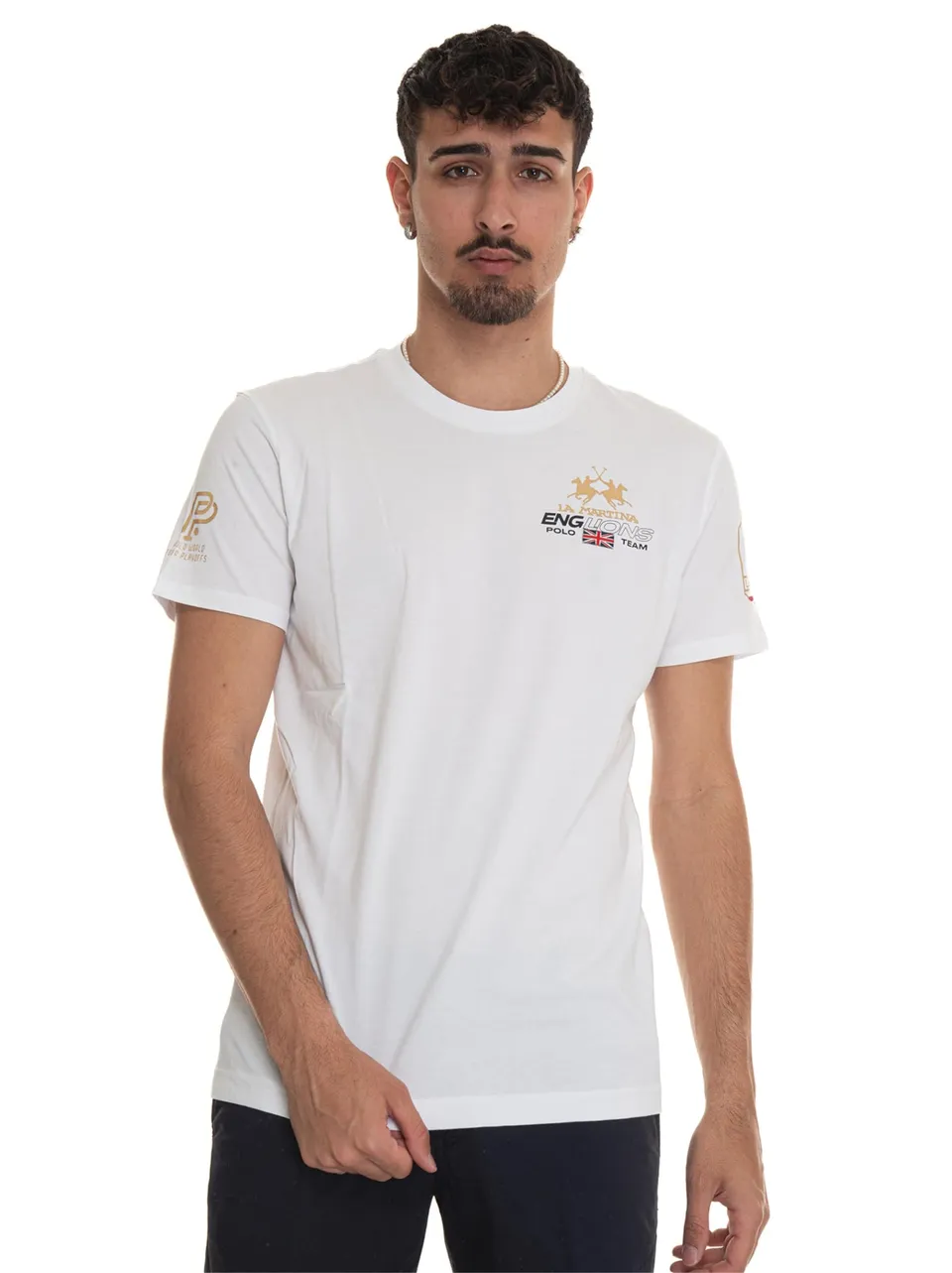 La Martina YMR306 JS206 T-Shirt Uomo Cotone Regular