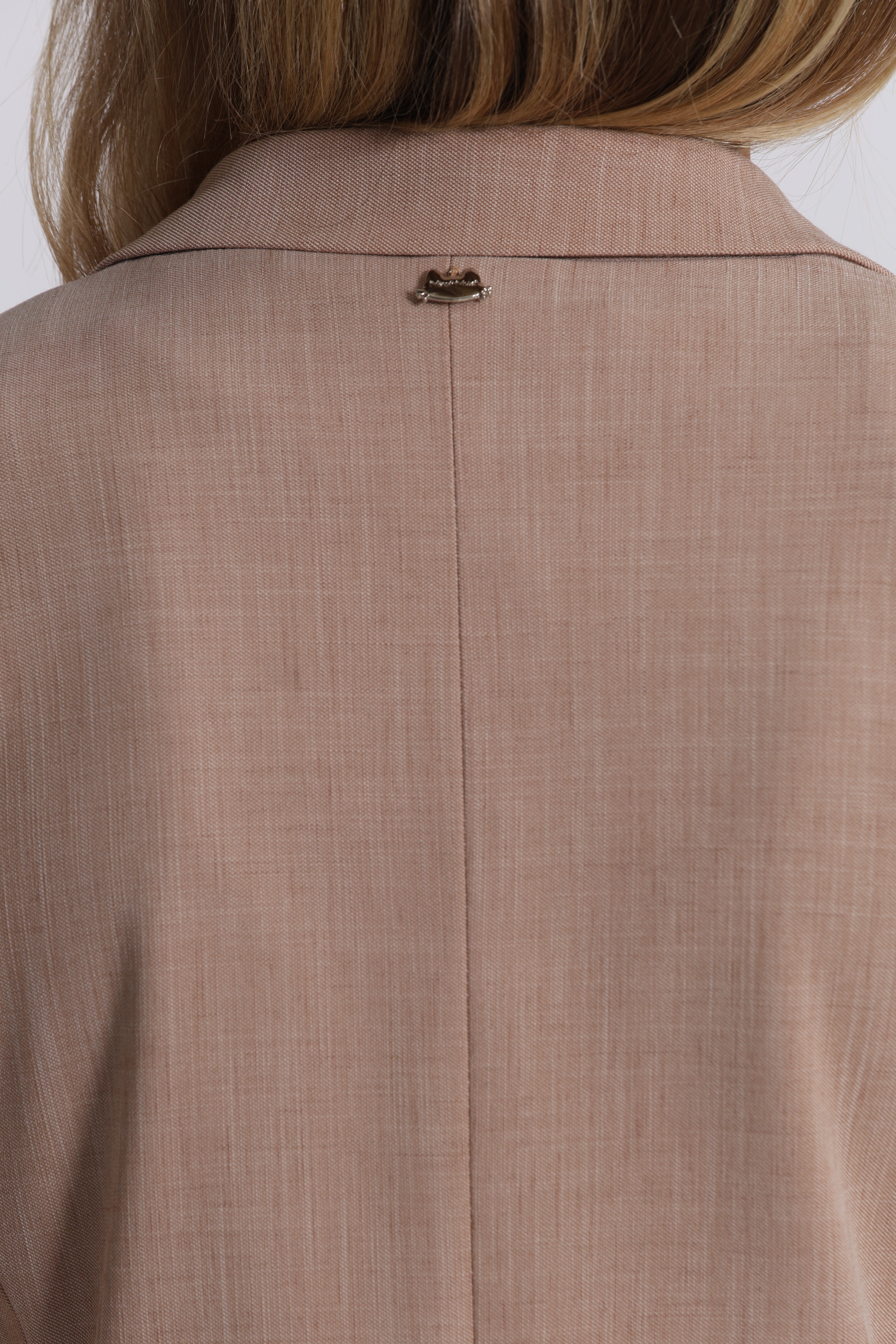 Mimi Mua Giacca Doppiopetto giacca beige classica