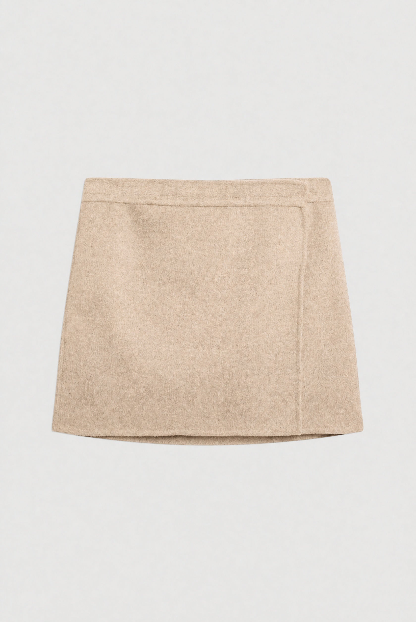 Semicouture June gonna svasata grigio melange scuro