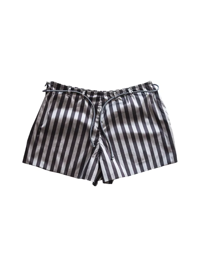 Giglio Tigrato Guadalupe shorts rigati elasticizzati