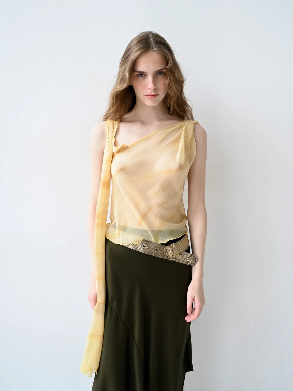 GiglioTigrato Jimena Top I top seta tie dye S-M