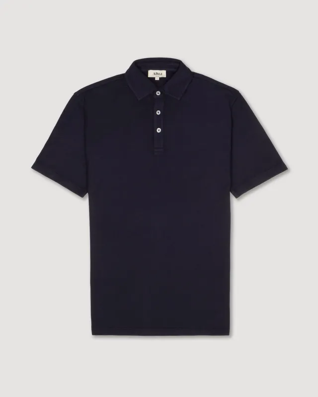 Altea Greg polo blu navy cotone piquet