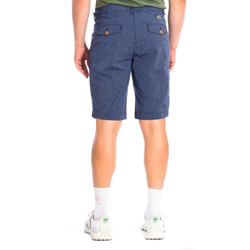 La Martina TMB006-JQ035 bermuda uomo dritto con cintura