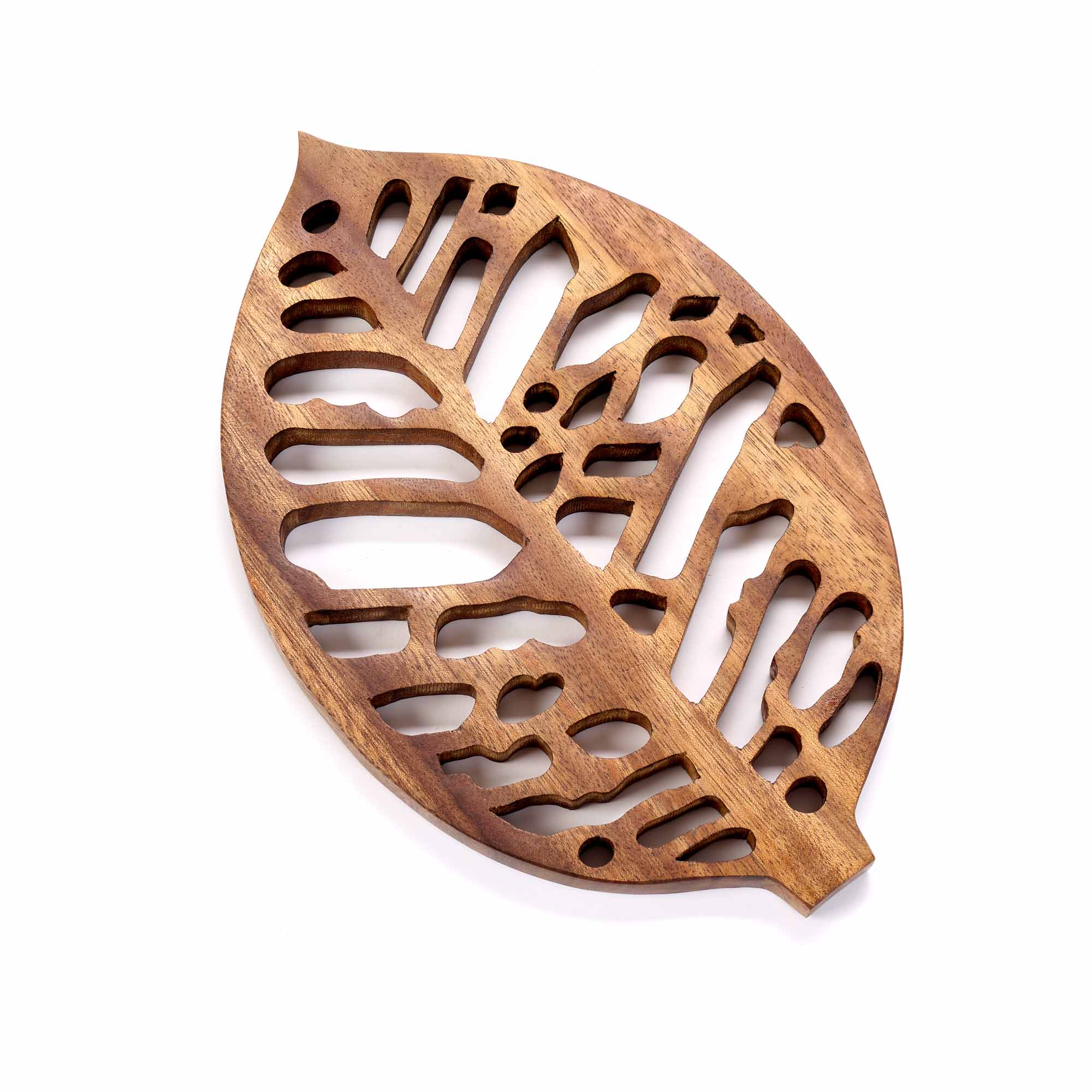 On Earth Cooperative Collection Leaf sottopentola legno naturale set