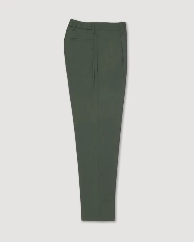 Altea Ronny pantalone chino verde lana tecnica