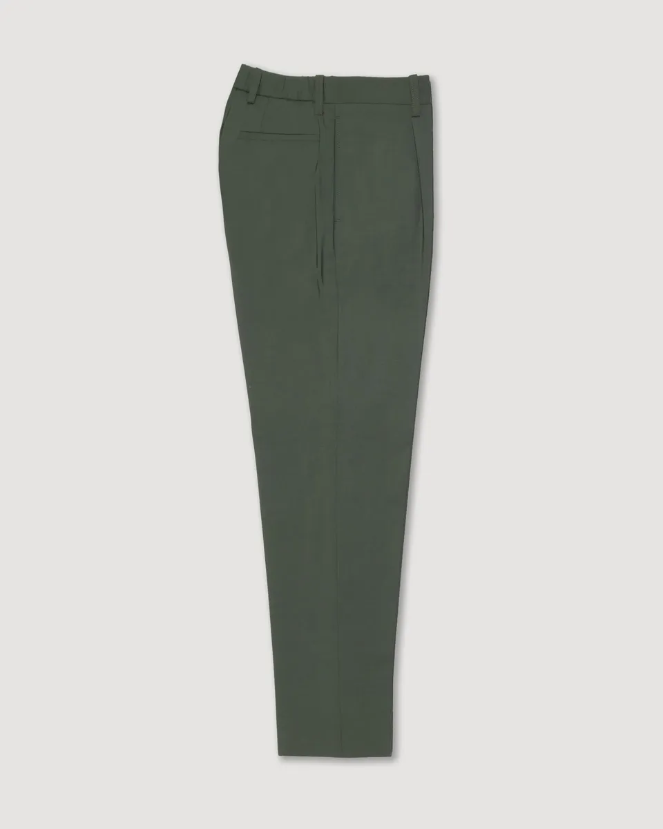 Altea Ronny pantalone chino verde lana tecnica