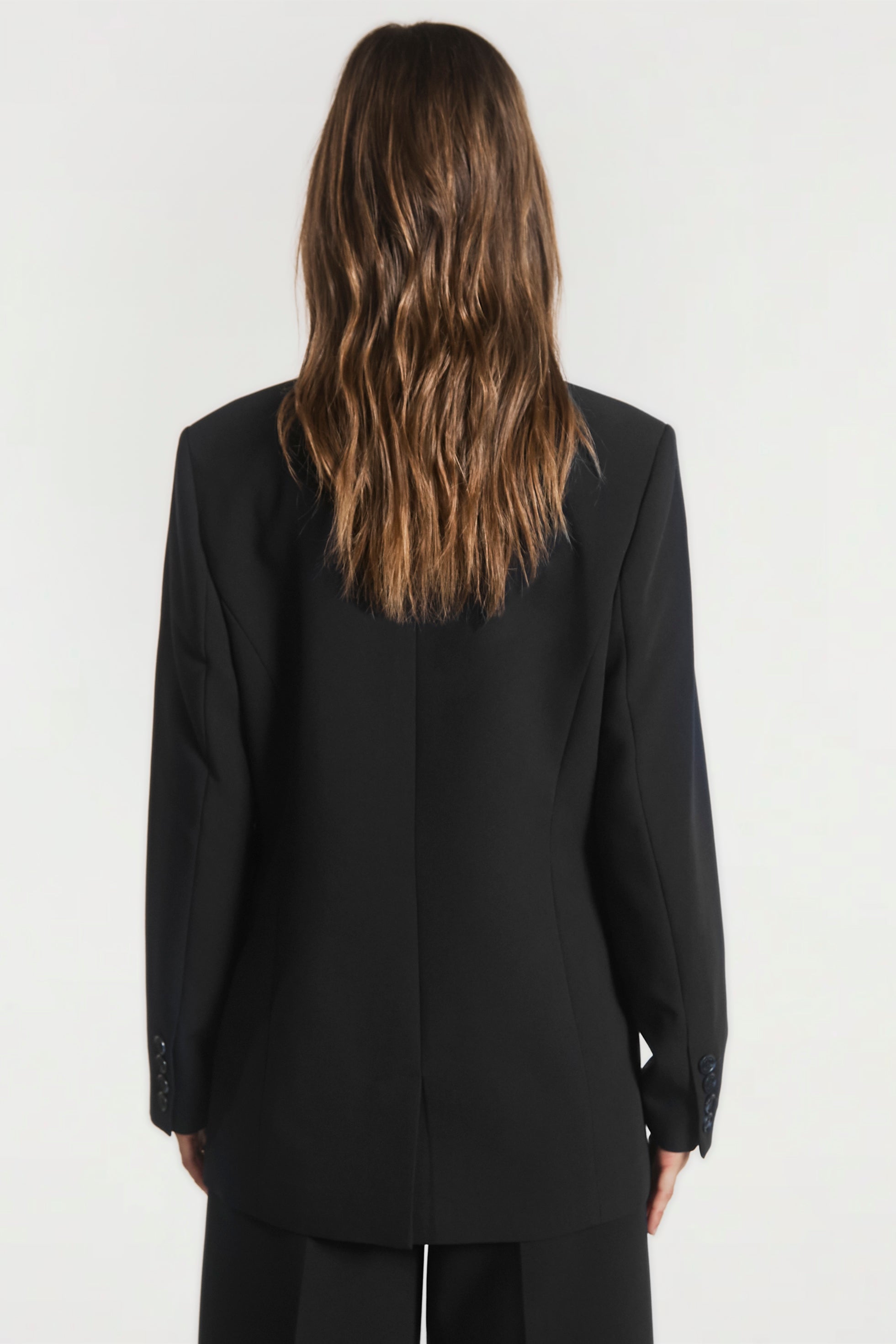 Aaiko Amilla blazer nero spalle forti