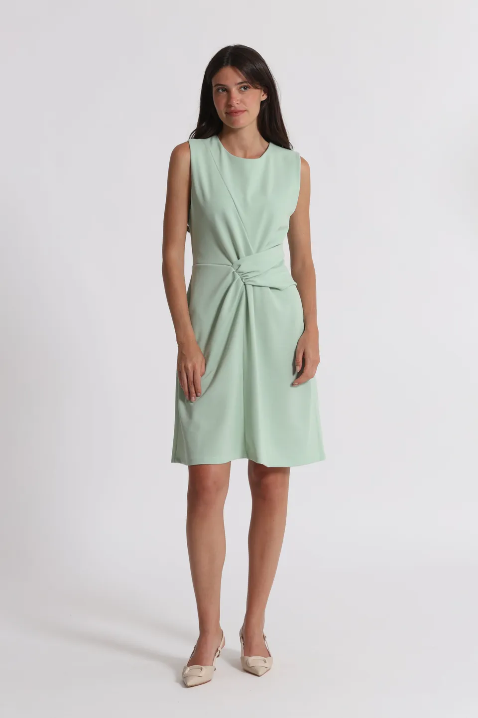 Mimi Mua abito corto in crepe nero