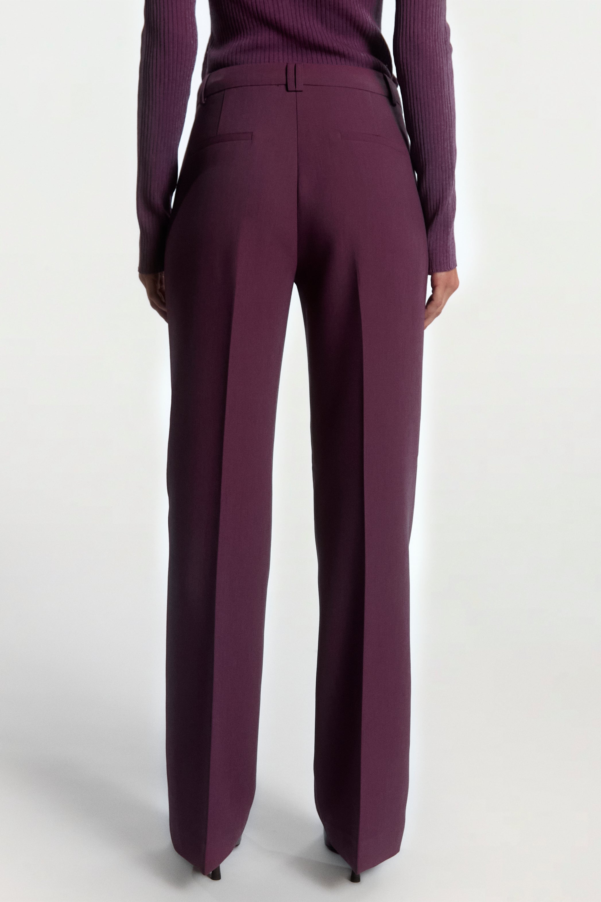 Aaiko Chantalle pantaloni fico svasati fluidi