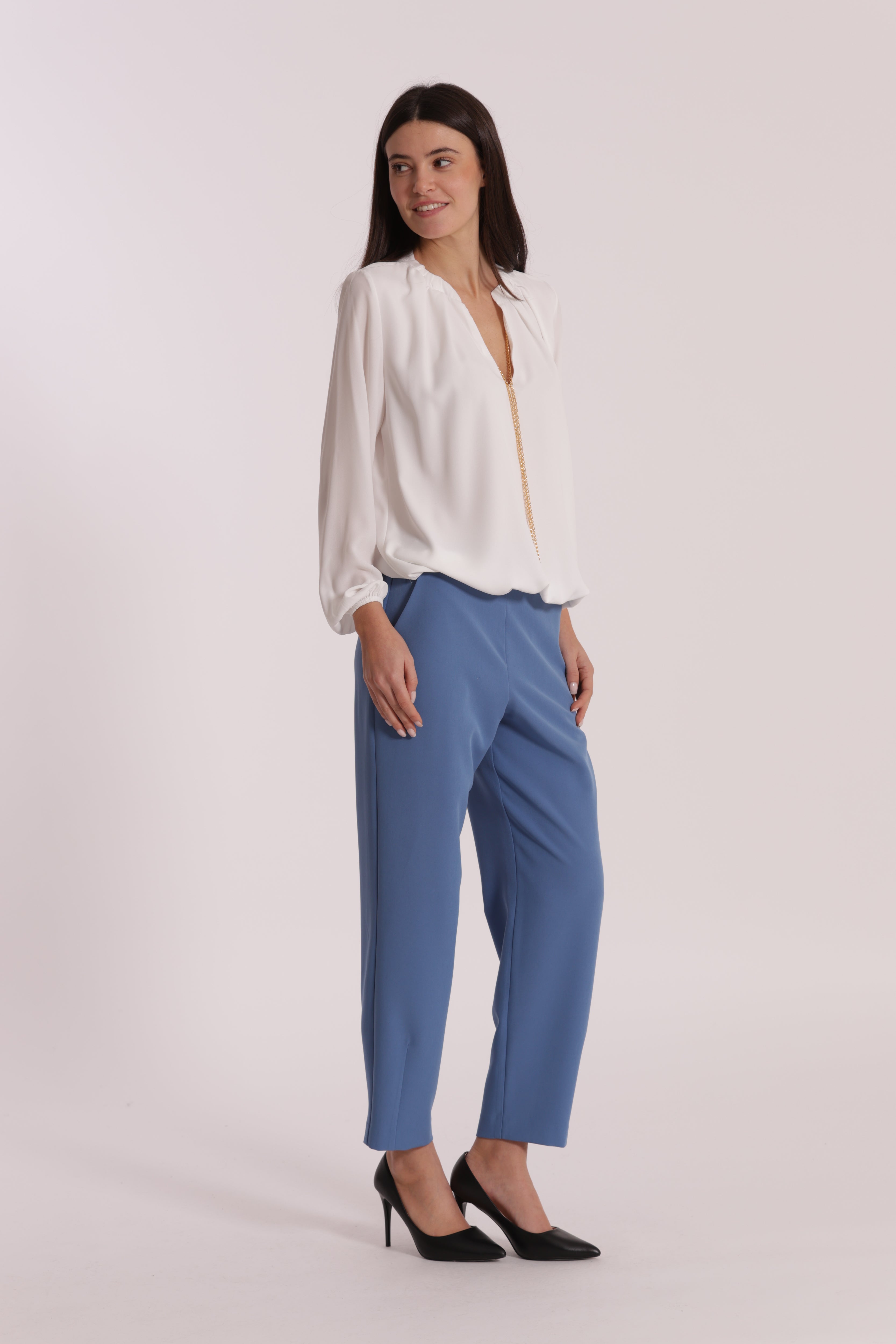Mimi Mua Palloncino pantaloni tessuto tecnico nero
