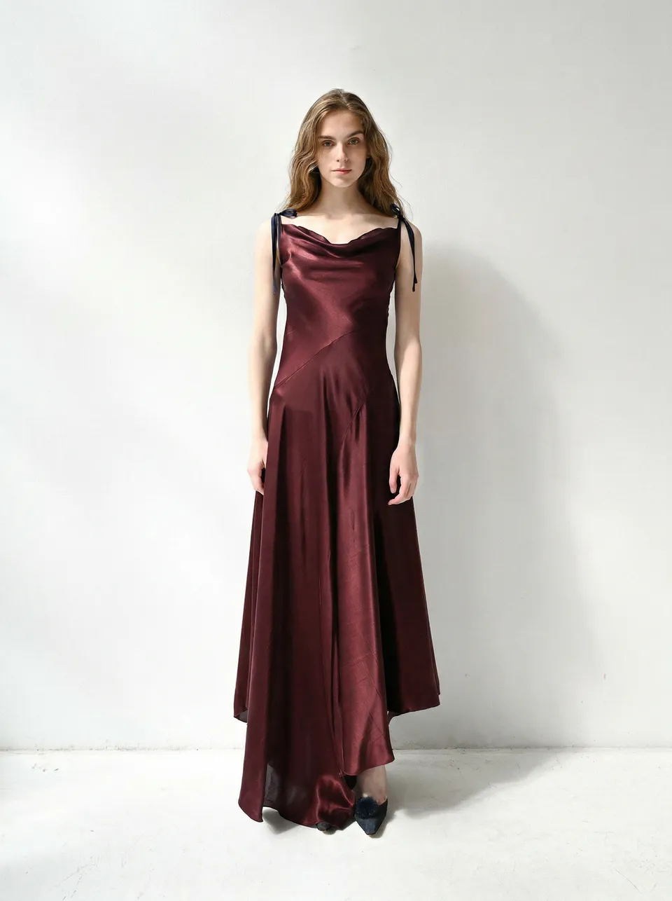 Giglio Tigrato Cleo Dress II vestito seta bordeaux