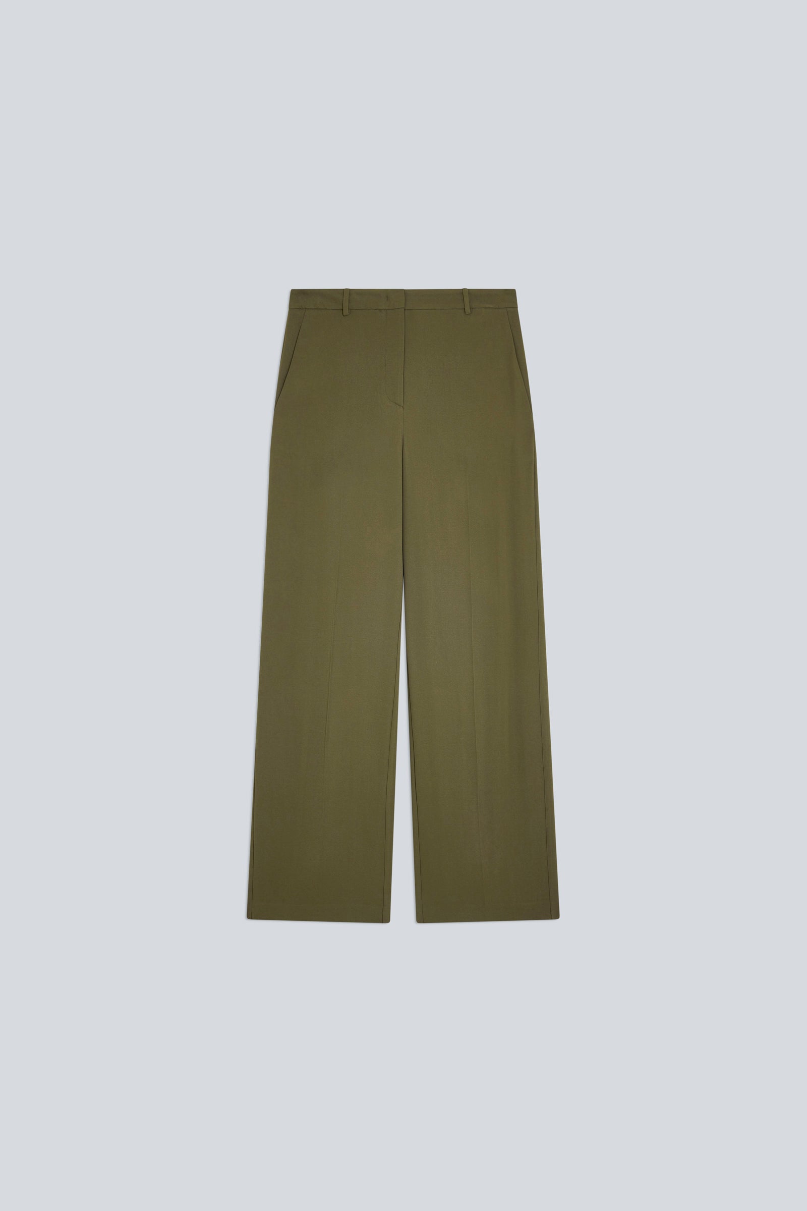 Semicouture Tania pantalone verde militare cadì
