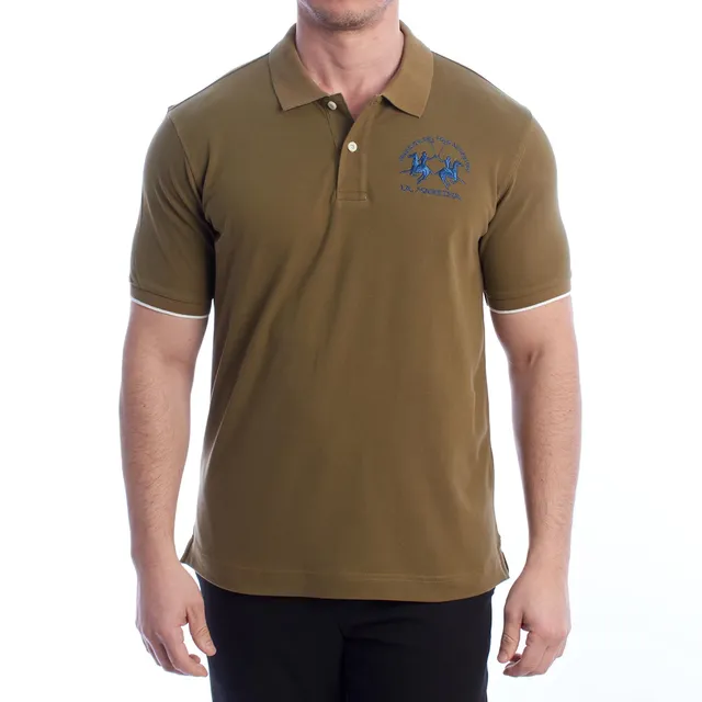 La Martina YMP001-PK001 polo uomo taglia L piqué