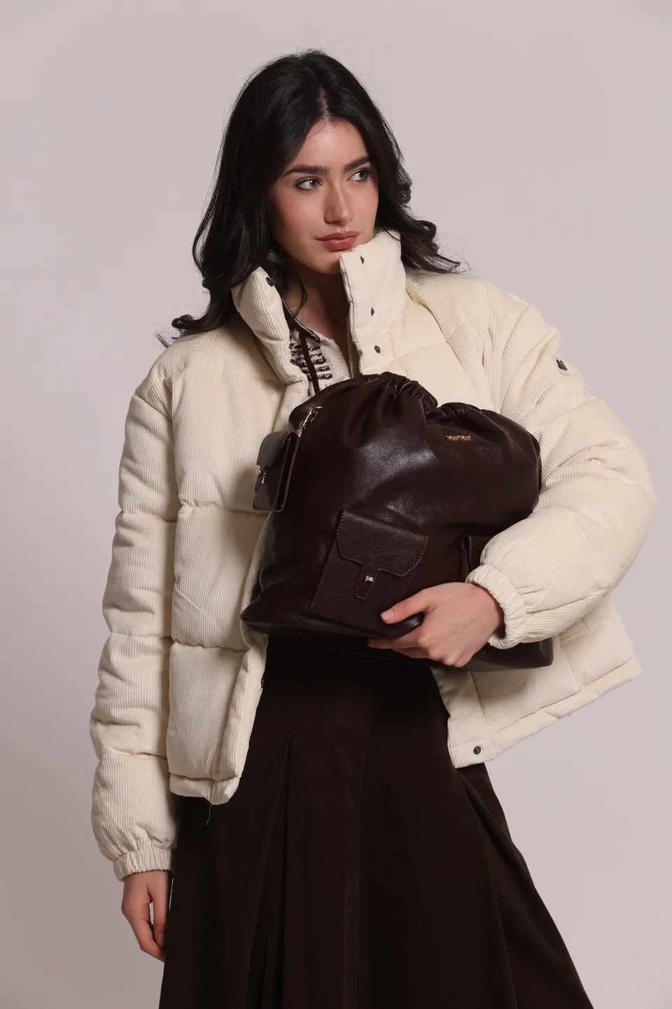 Mimi Mua borsa a spalla con tasche nero