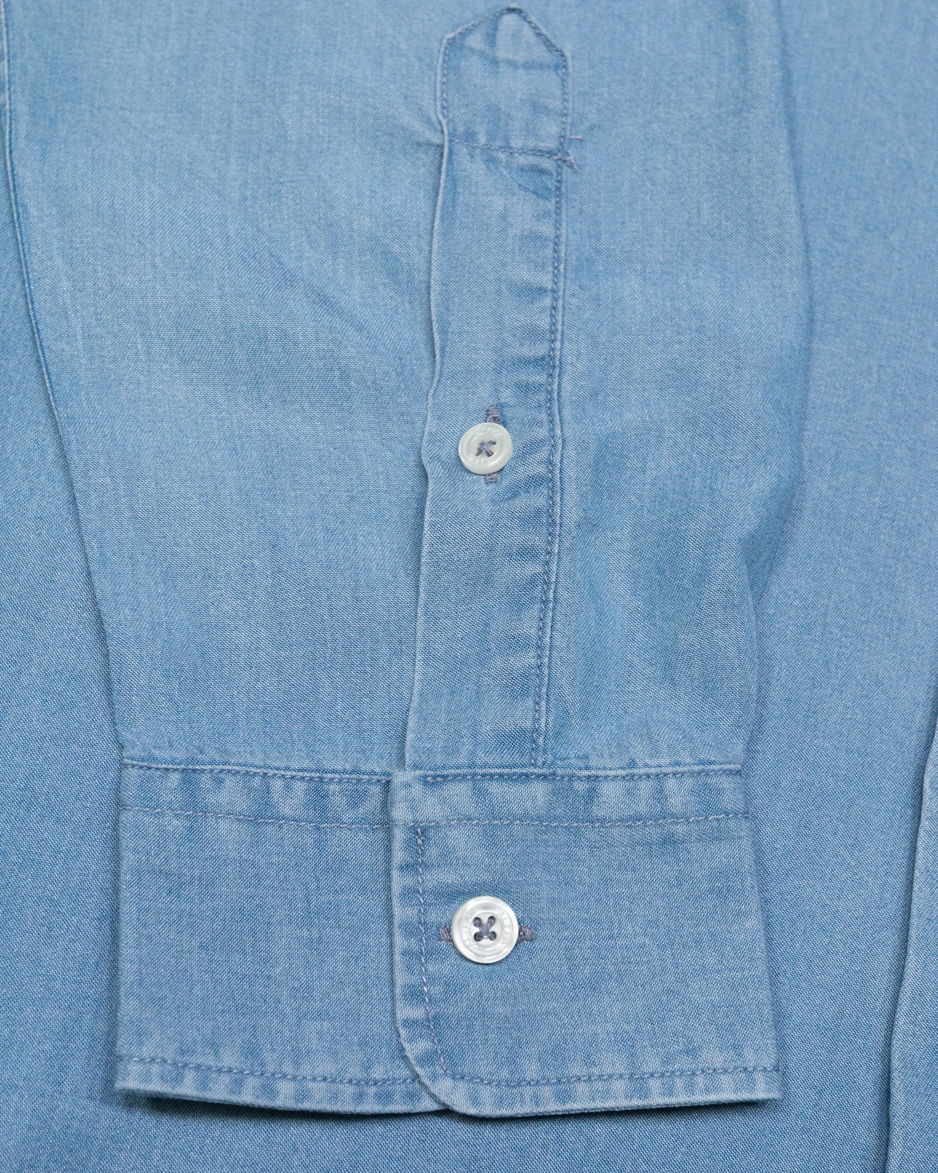 Altea Antoine camicia lyocell indaco azzurro