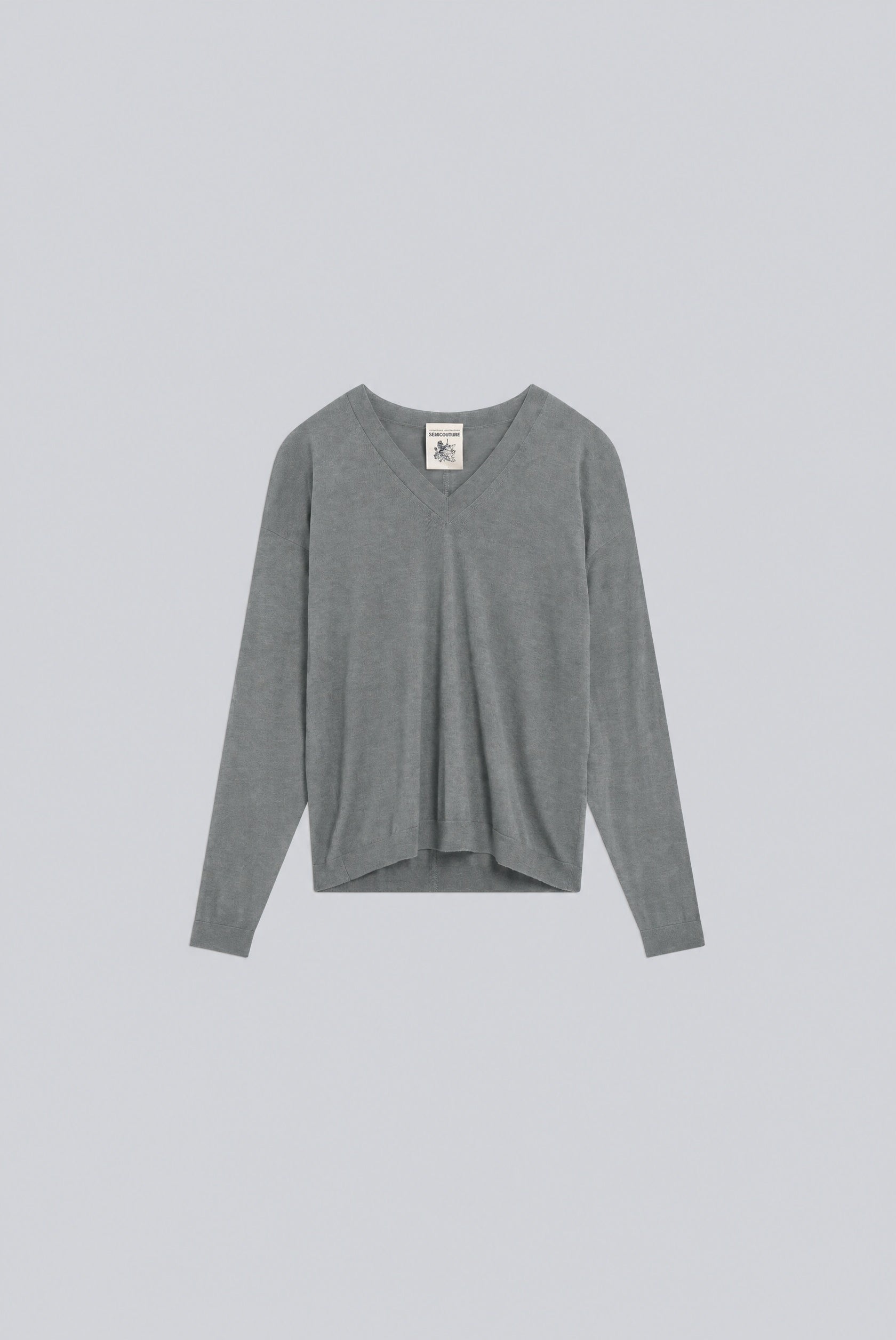 Semicouture Jade maglia scollo v canyon