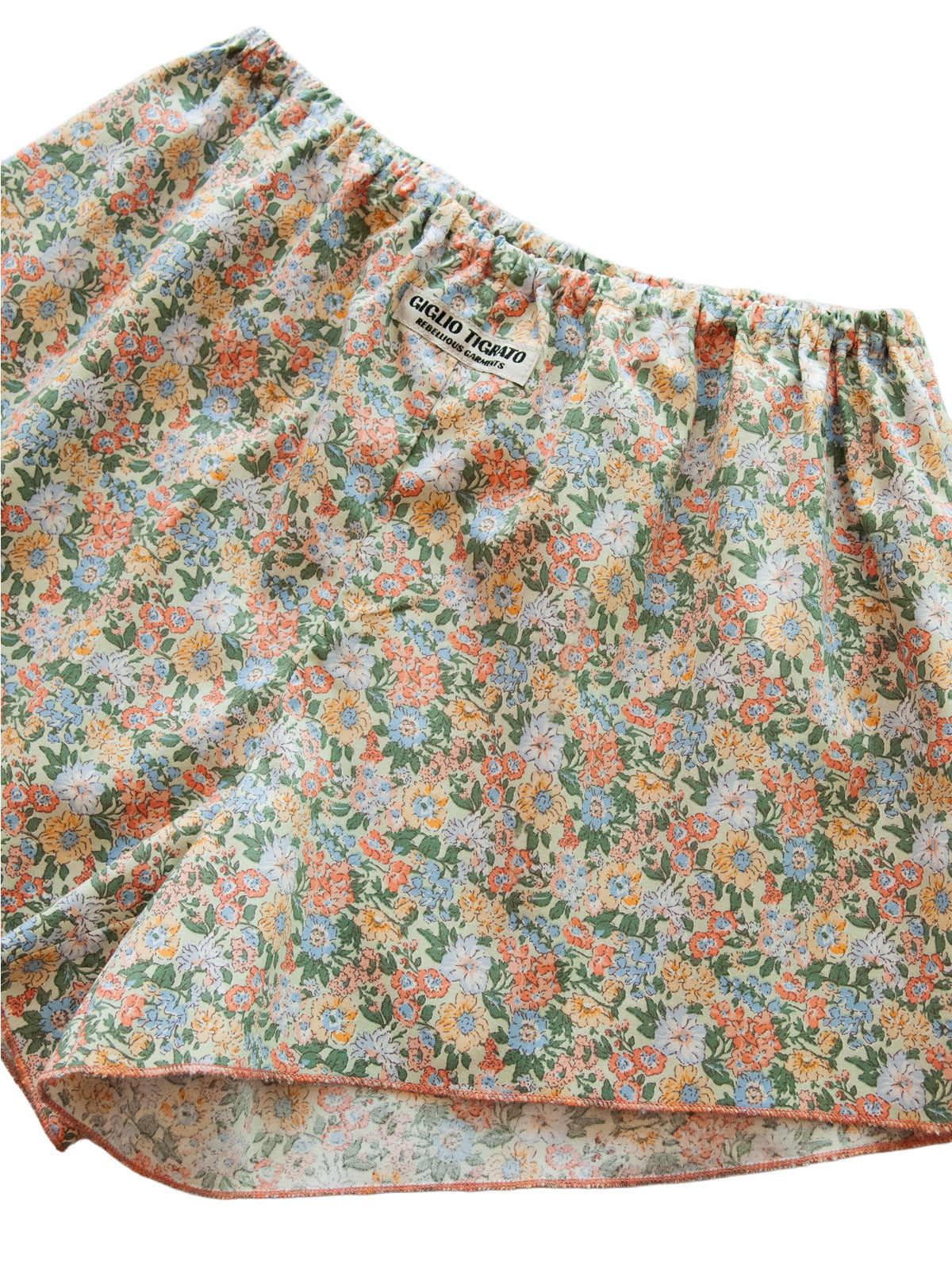 GiglioTigrato Samoa shorts cotone rosa bloomy
