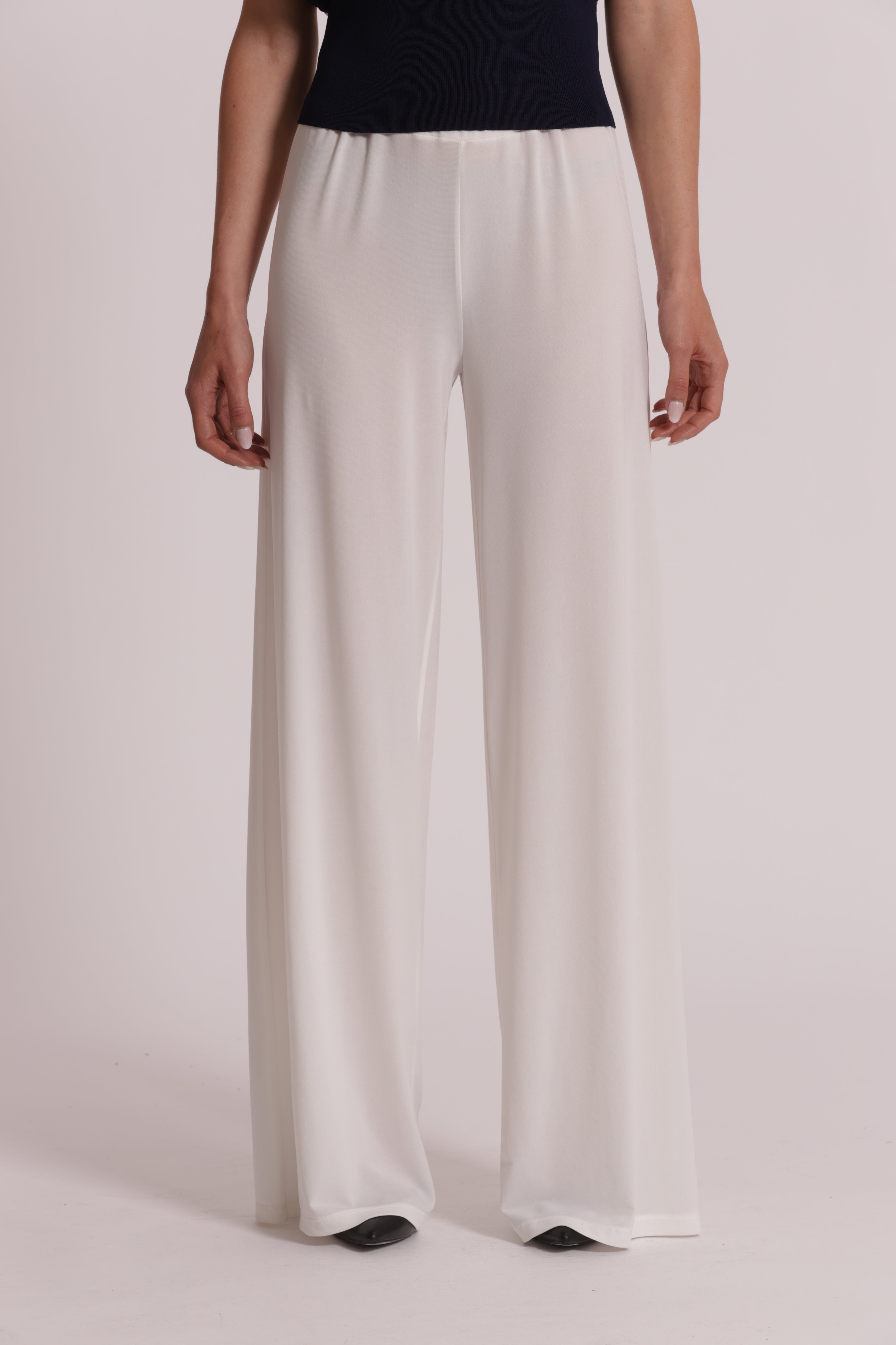 Mimi Mua Pantalone in Ity pantalone nero elasticizzato