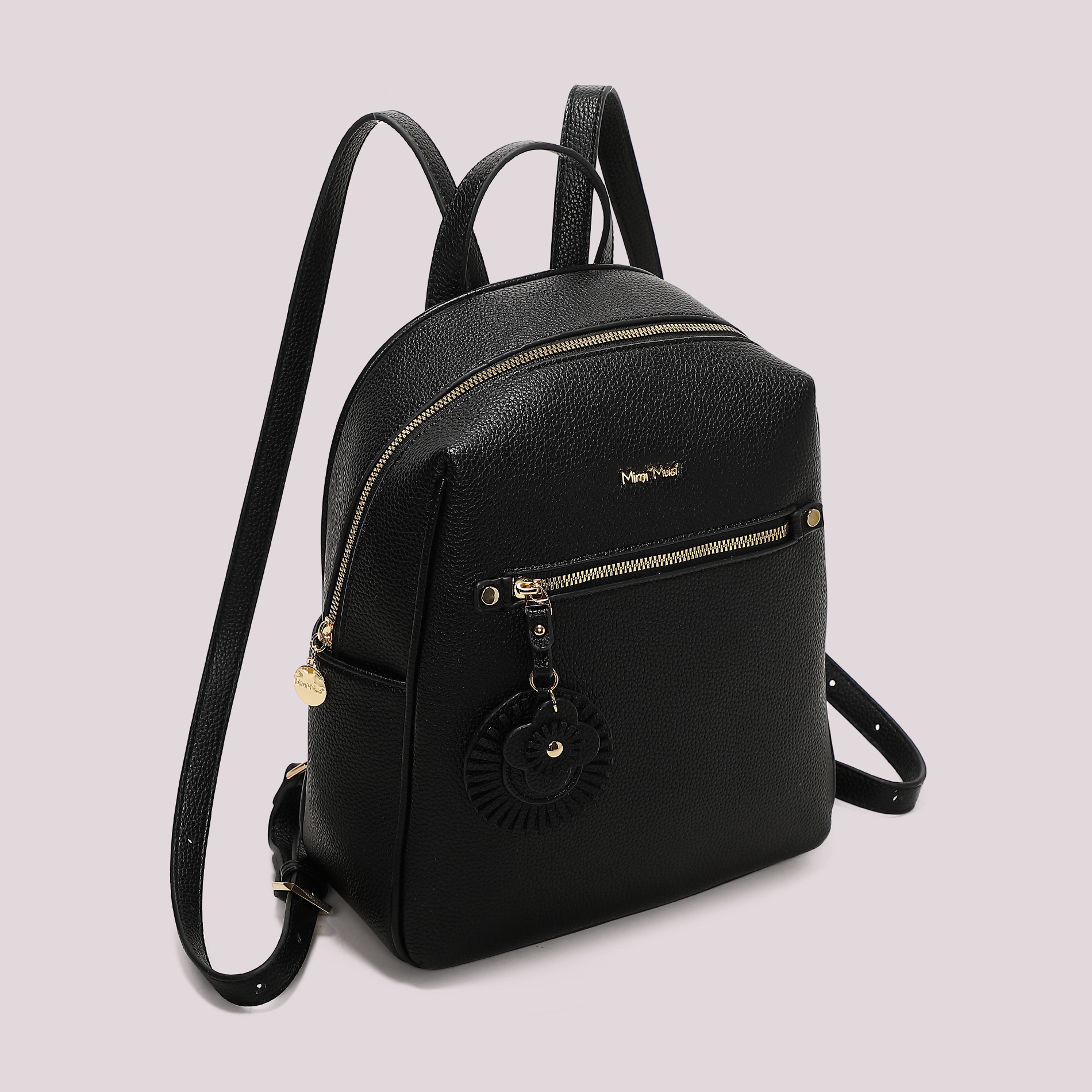 Mimi Mua Zaino con Charm a Fiore Bianco giornaliero