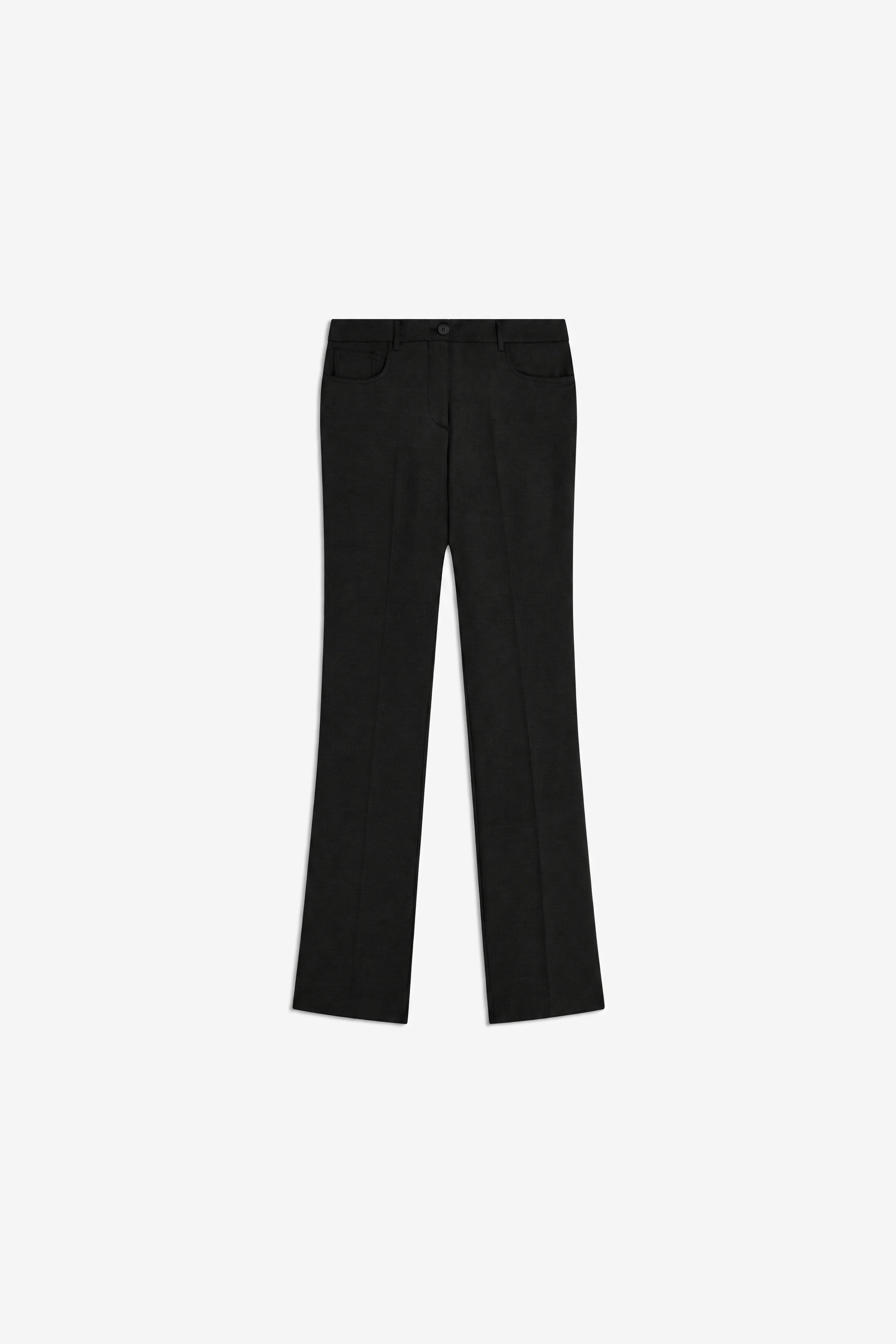 Semicouture Tabby pantalone flanella antracite 5 tasche