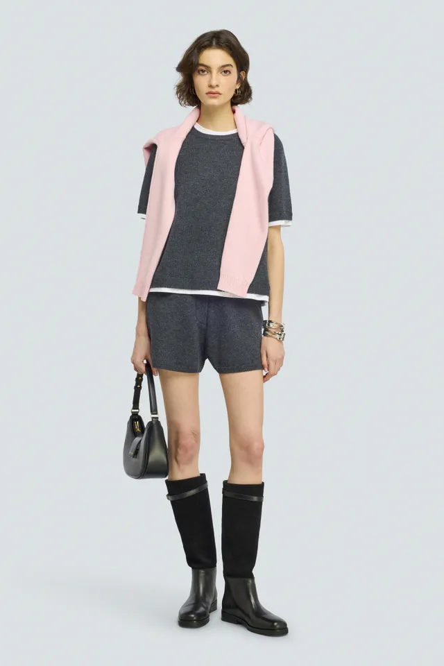 Semicouture Aida Maglia Cashmere Grigio