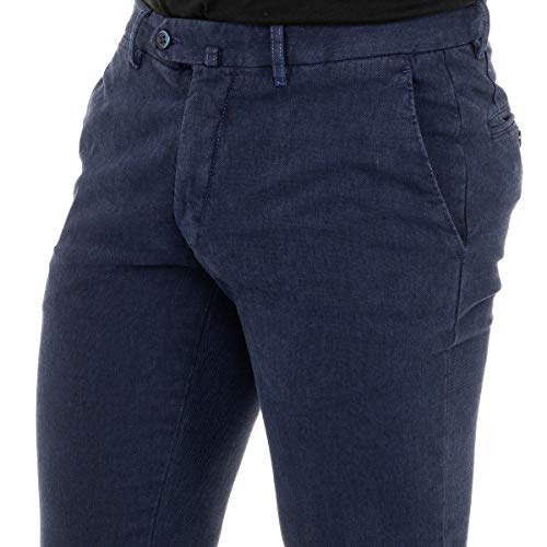 La Martina KMTA01 Pantalone Uomo Marino 52 Dritto