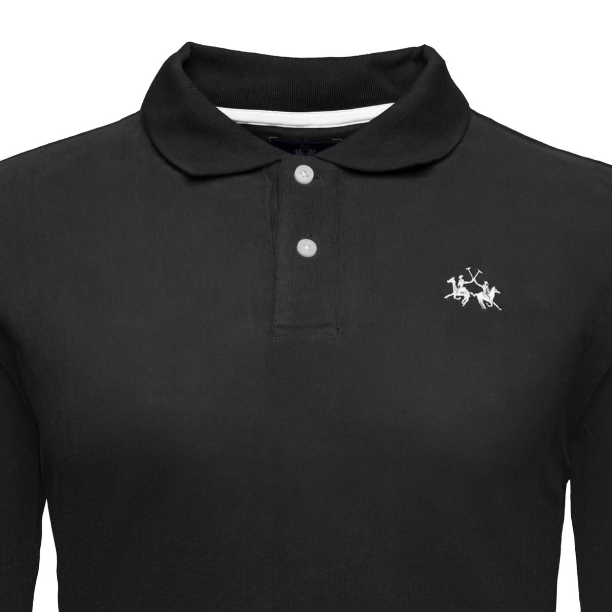 La Martina XMP004 Heavy Jersey Polo manica lunga