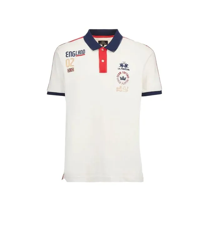 La Martina MAP306 PK001 polo uomo cotone