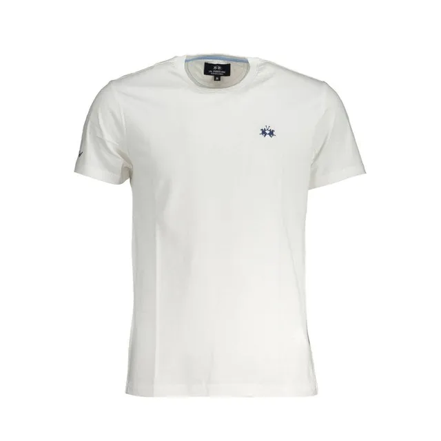 La Martina t-shirt uomo cotone bianco taglia M