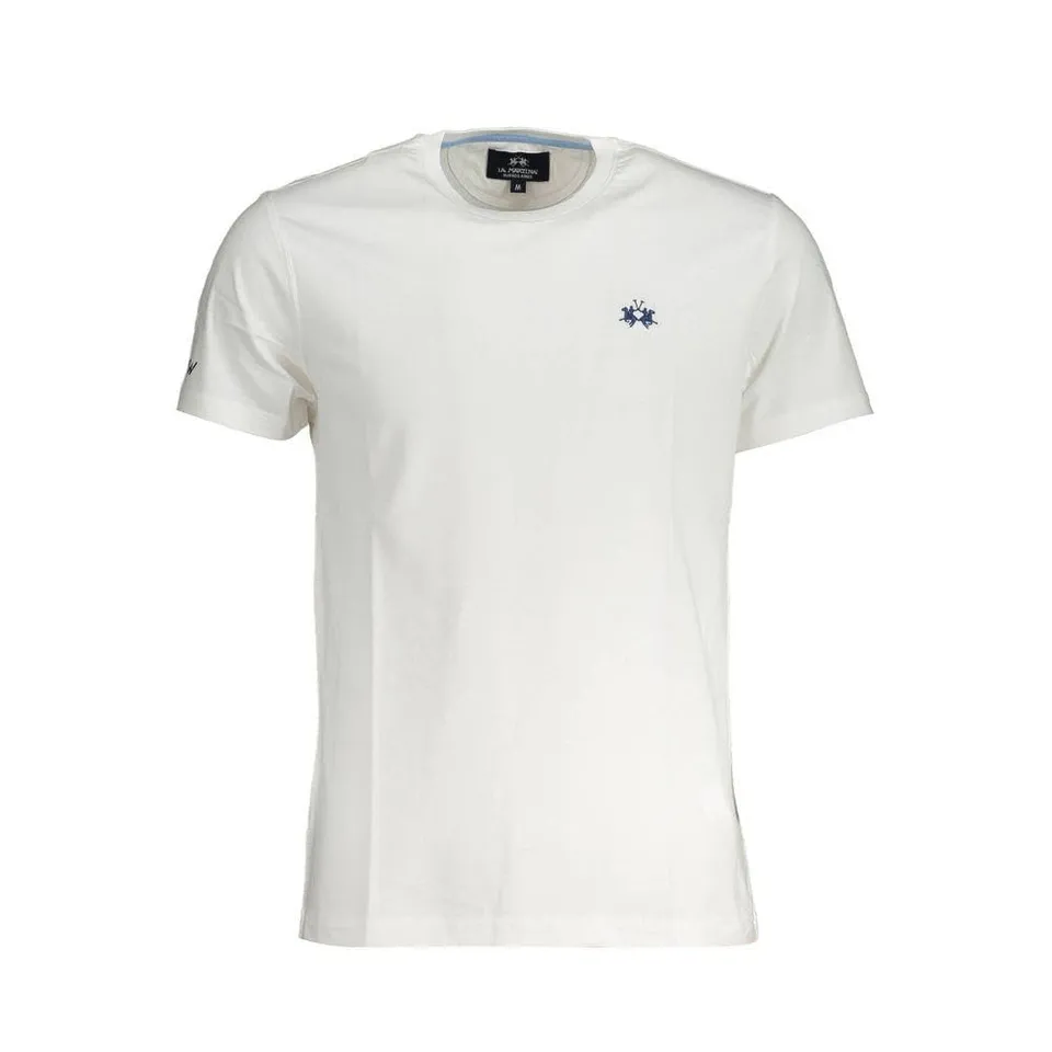 La Martina t-shirt uomo cotone bianco taglia M