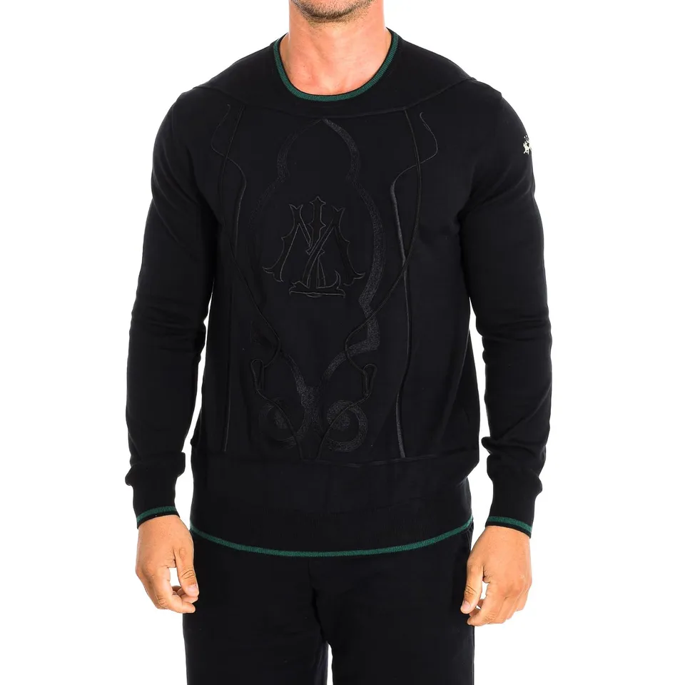 La Martina RMS301-XC008 maglia uomo manica lunga classica